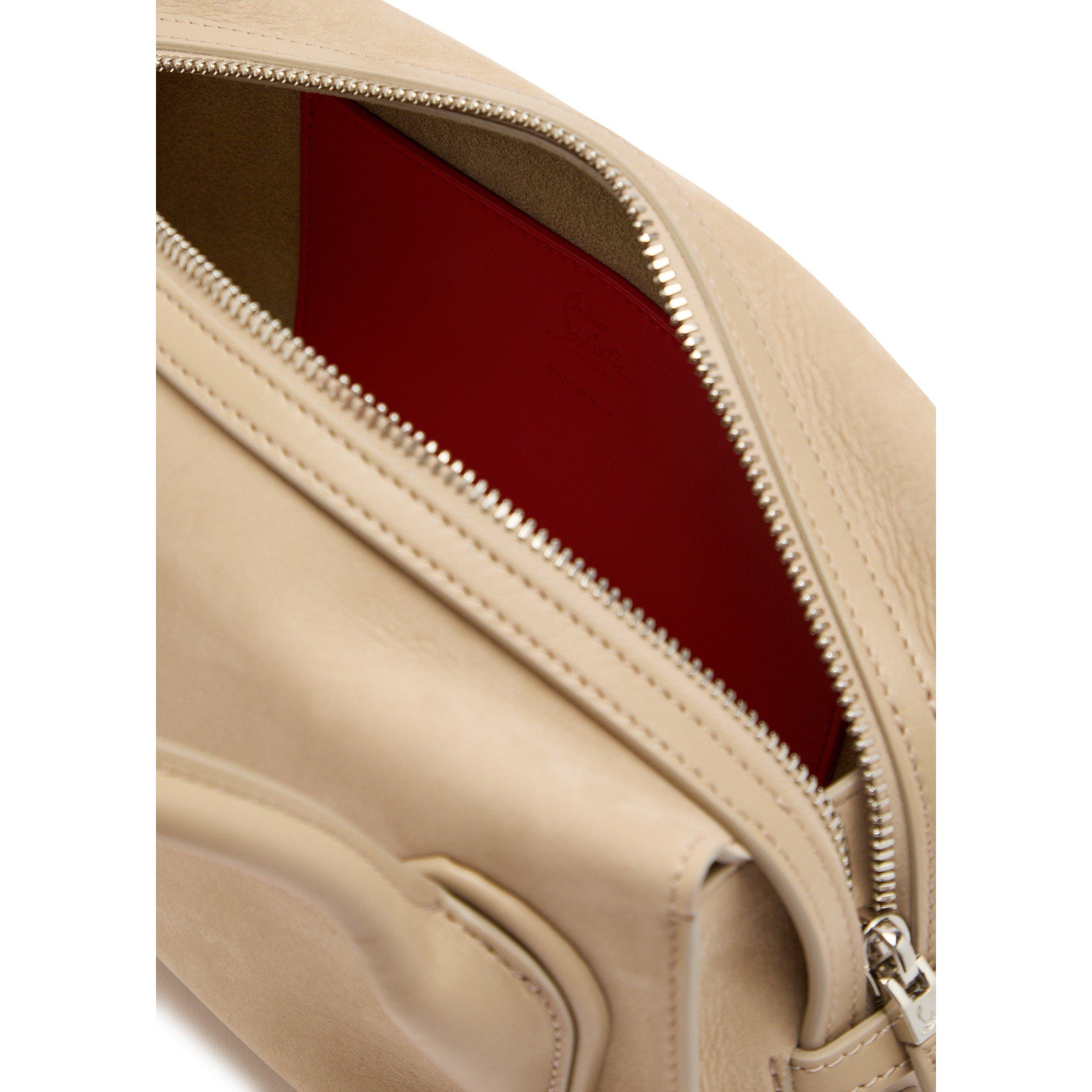 CREAM - Christian Louboutin - Women's Venus Baguette Nubuck Bag - 5