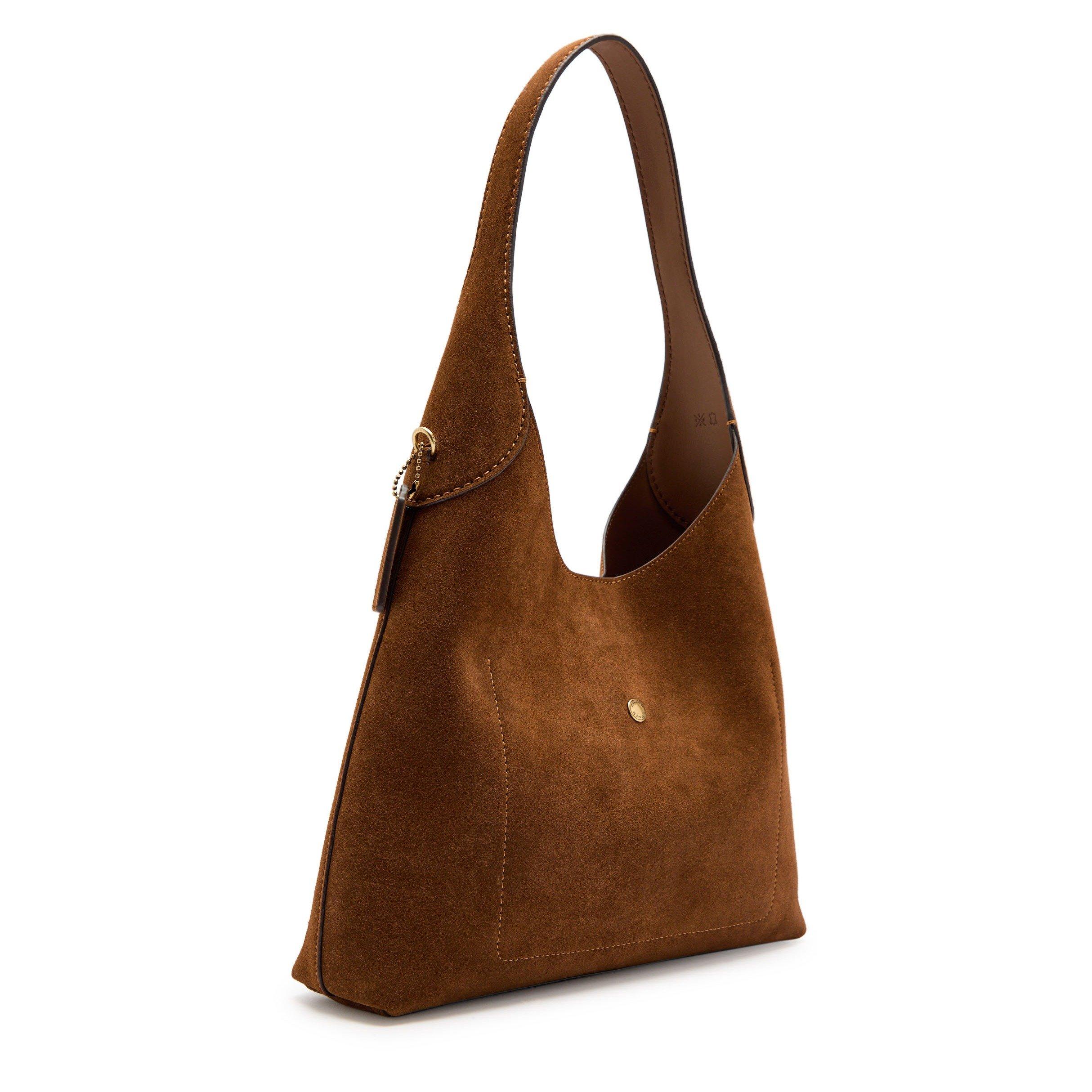 BROWN - Coach - SUEDE BROOKLYN SHOULDER BAG 28 - 2