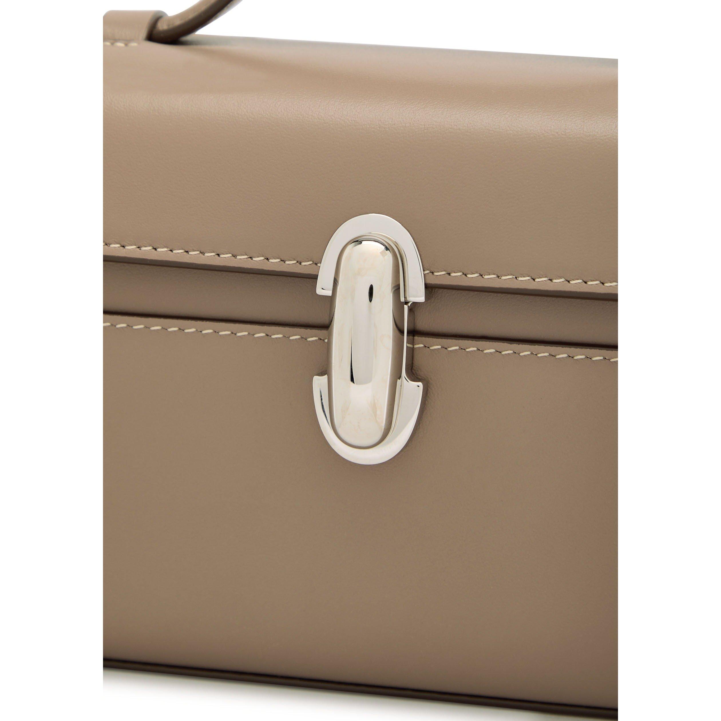 TAUPE - Savette - SYMMETRY SMOOTH LEATHER POCHET - 4