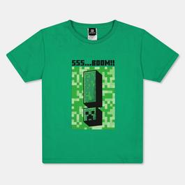 GAME GAME Kids Green Minecraft Tee 12-13