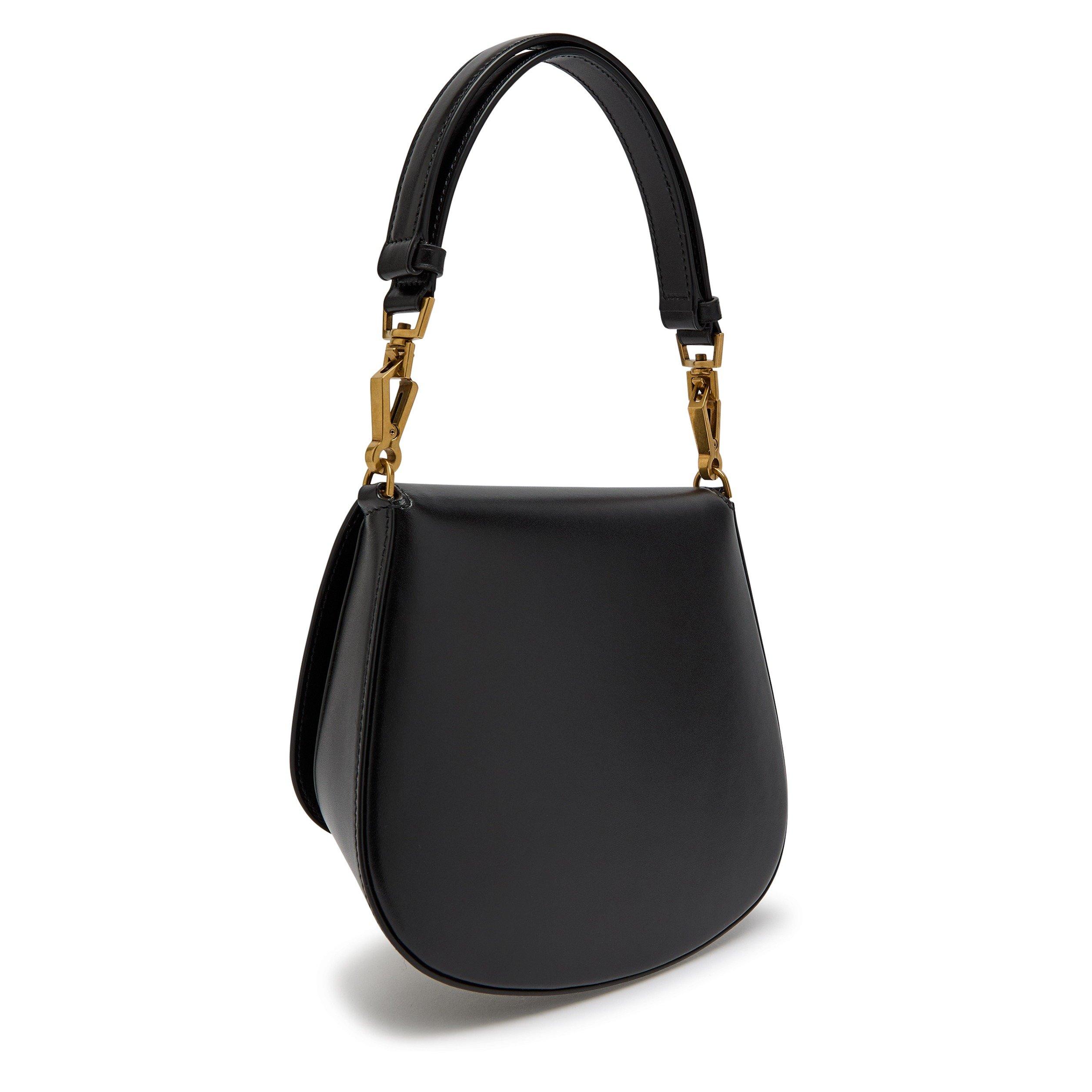 BLACK - Saint Laurent - MINI VOLTAIRE TOP HANDLE BAG - 2