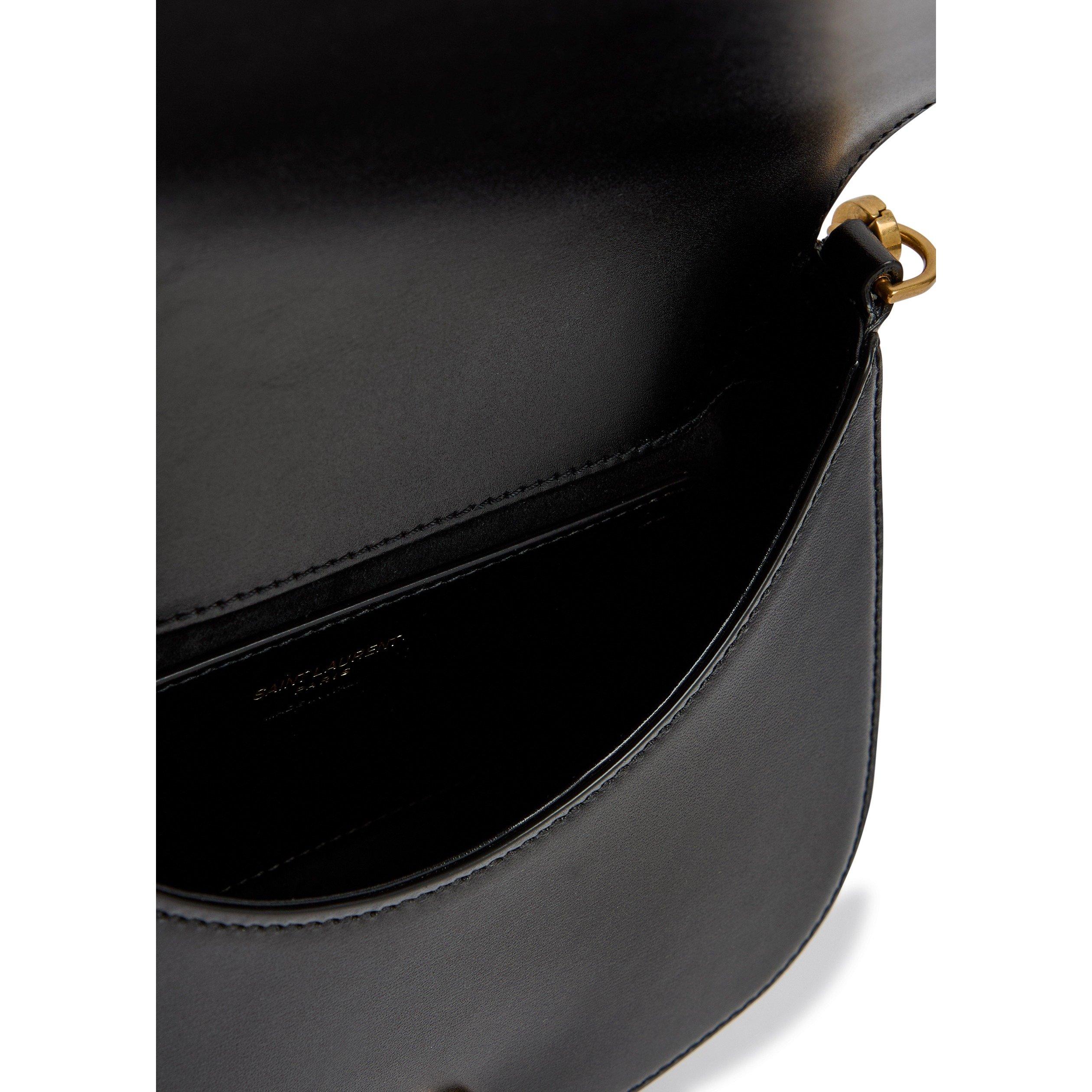 BLACK - Saint Laurent - MINI VOLTAIRE TOP HANDLE BAG - 5