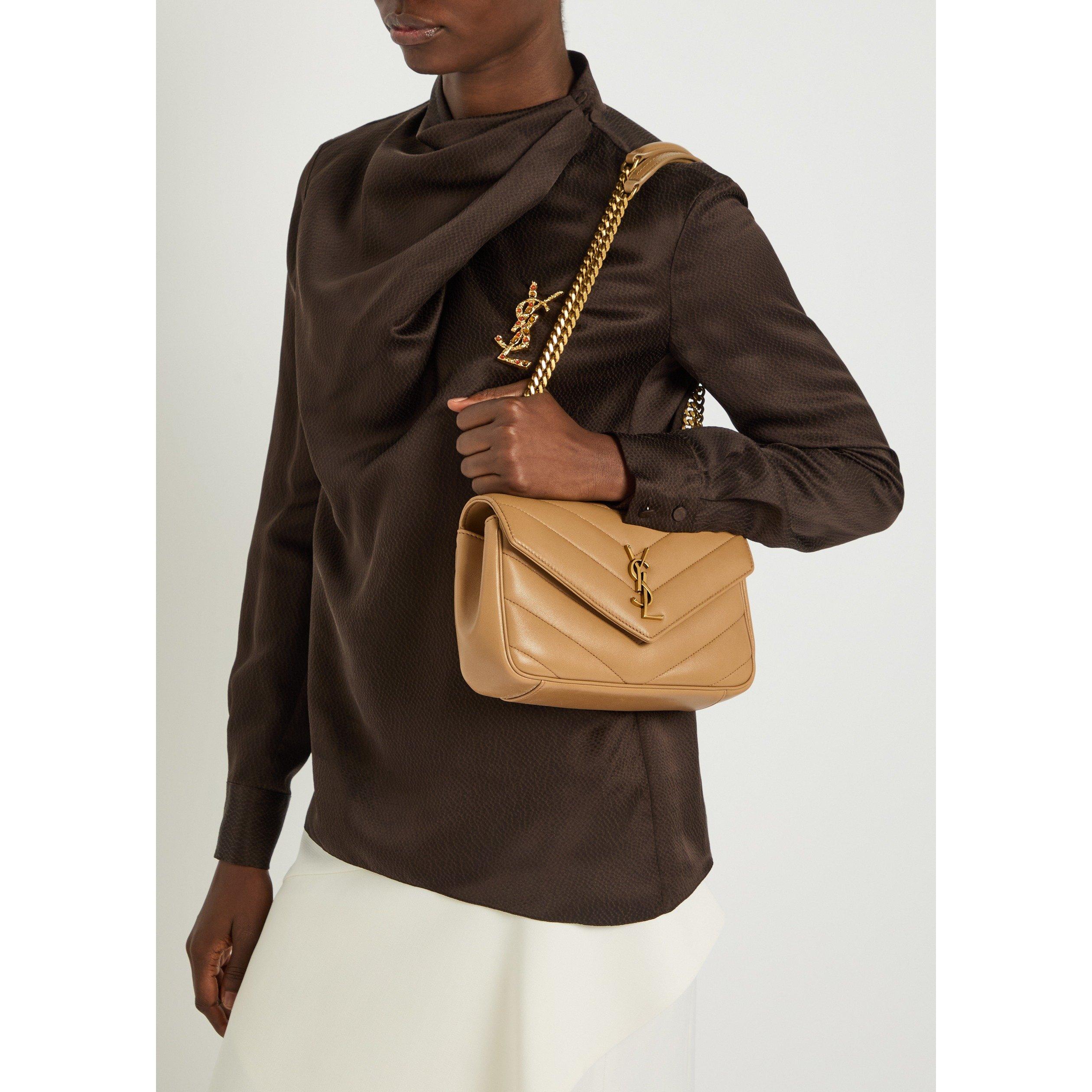 TAN - Saint Laurent - LOULOU SML BAG - 3