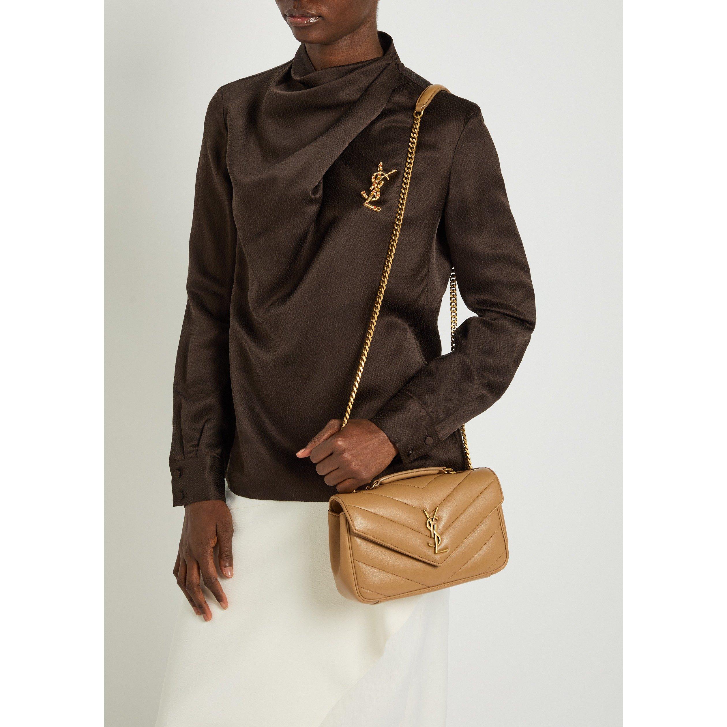 TAN - Saint Laurent - LOULOU SML BAG - 6