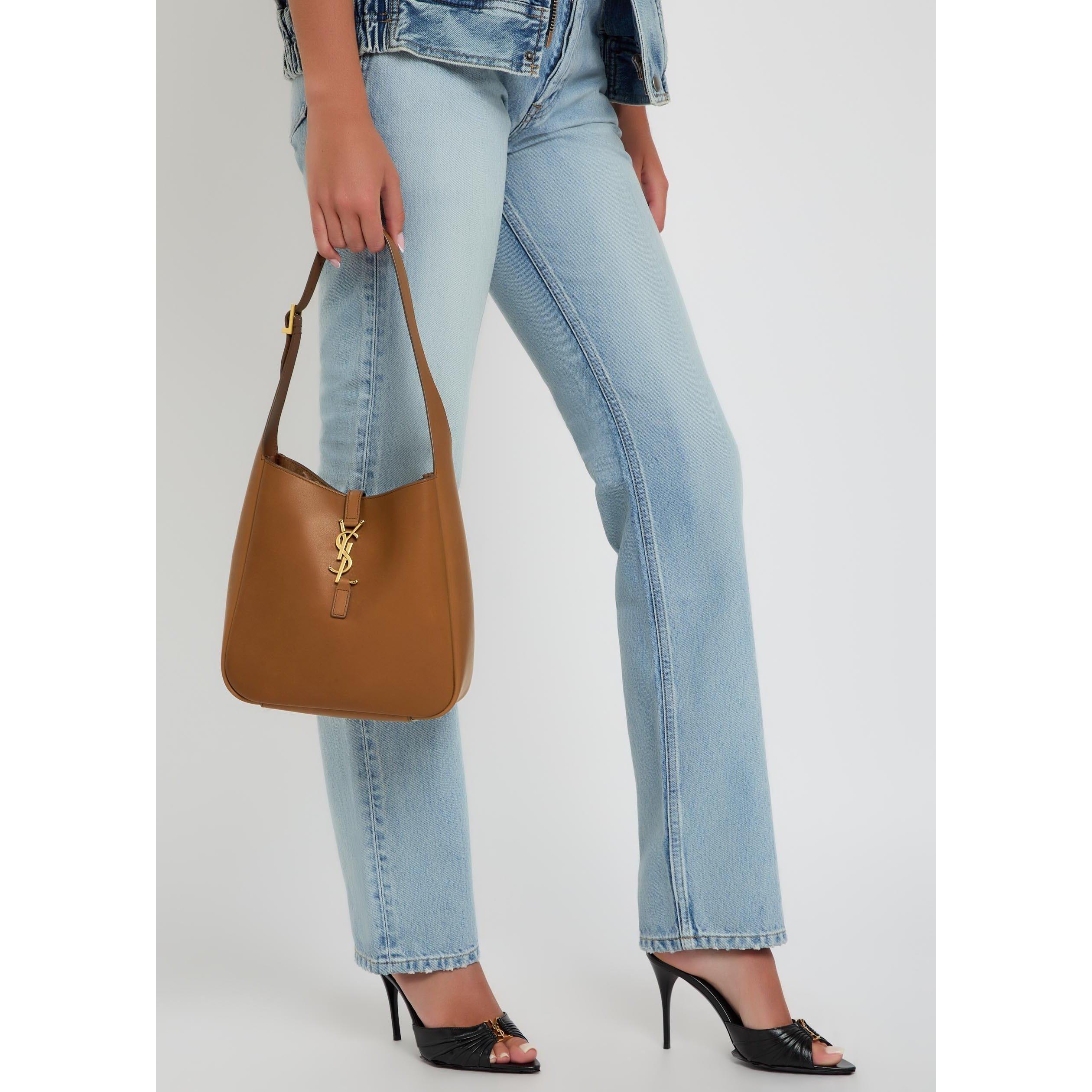 BROWN - Saint Laurent - Women's Le 5 à 7 Leather Shoulder Bag - 3