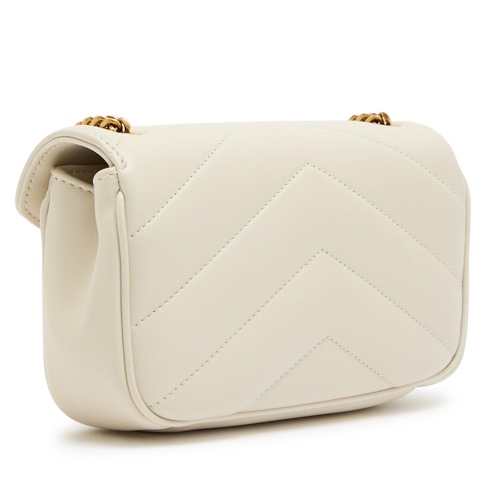 WHITE - Saint Laurent - Women's Lou Lou Mini Leather Shoulder Bag - 2