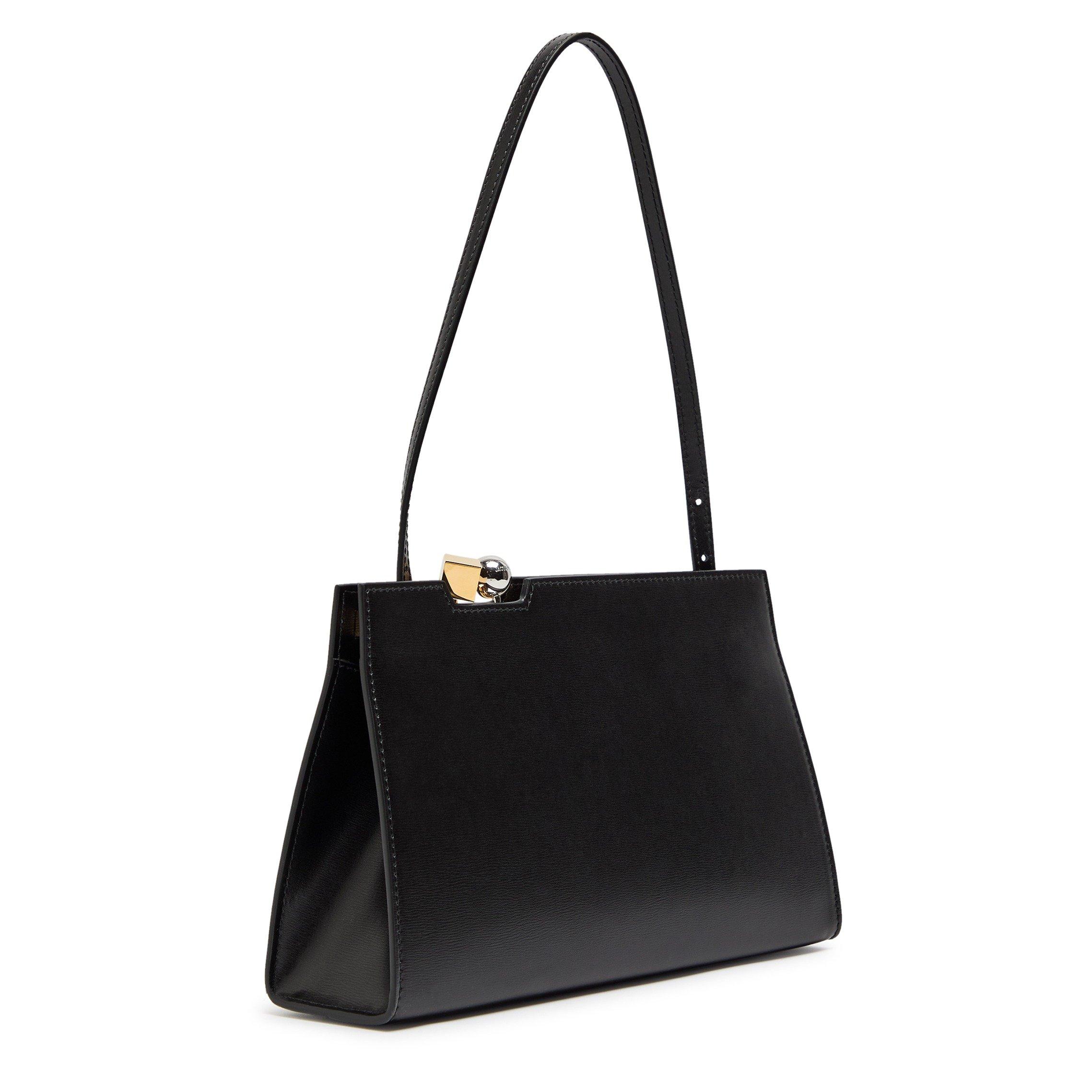 BLACK - Jacquemus - Women's Le Salon Leather Shoulder Bag - 2