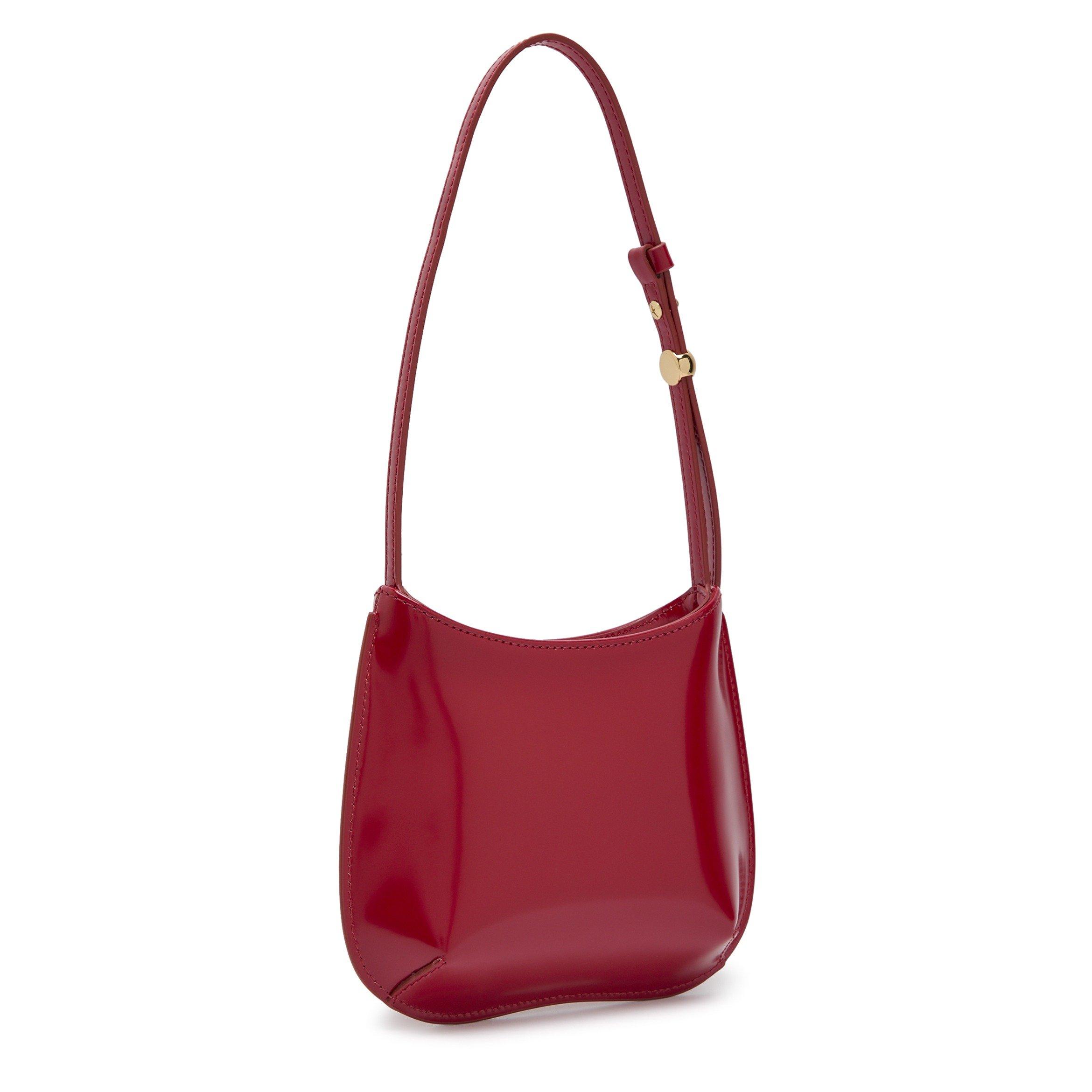 RED - Jacquemus - Women's Le Petit Bisou Leather Shoulder Bag - 2