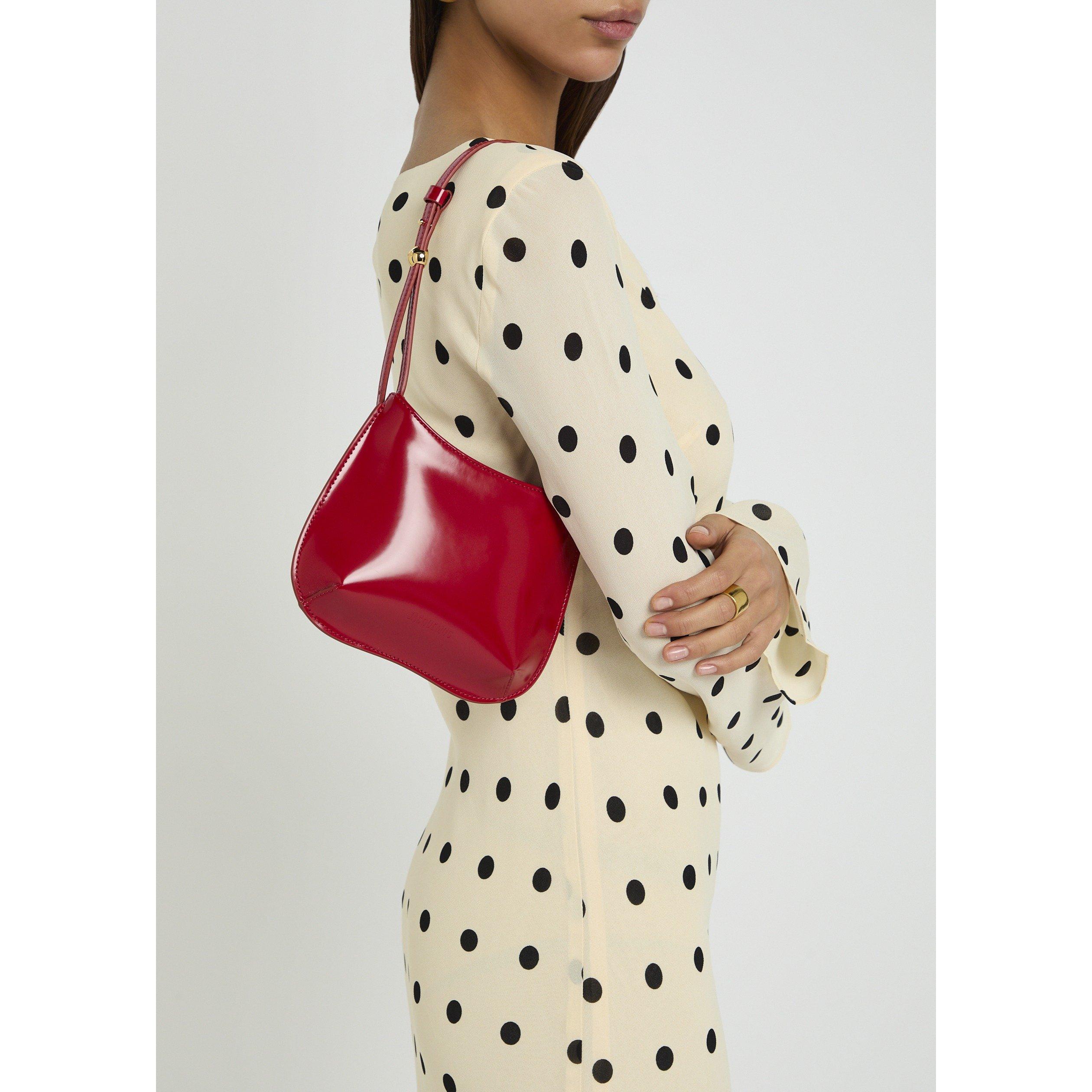 RED - Jacquemus - Women's Le Petit Bisou Leather Shoulder Bag - 6