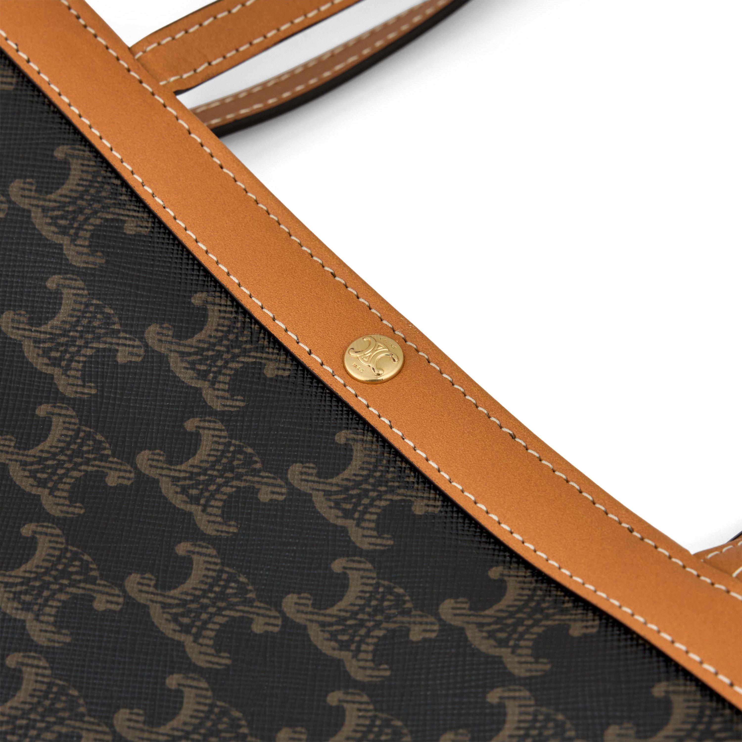 TAN - Celine - LARGE FLAT SHOPPER - 3
