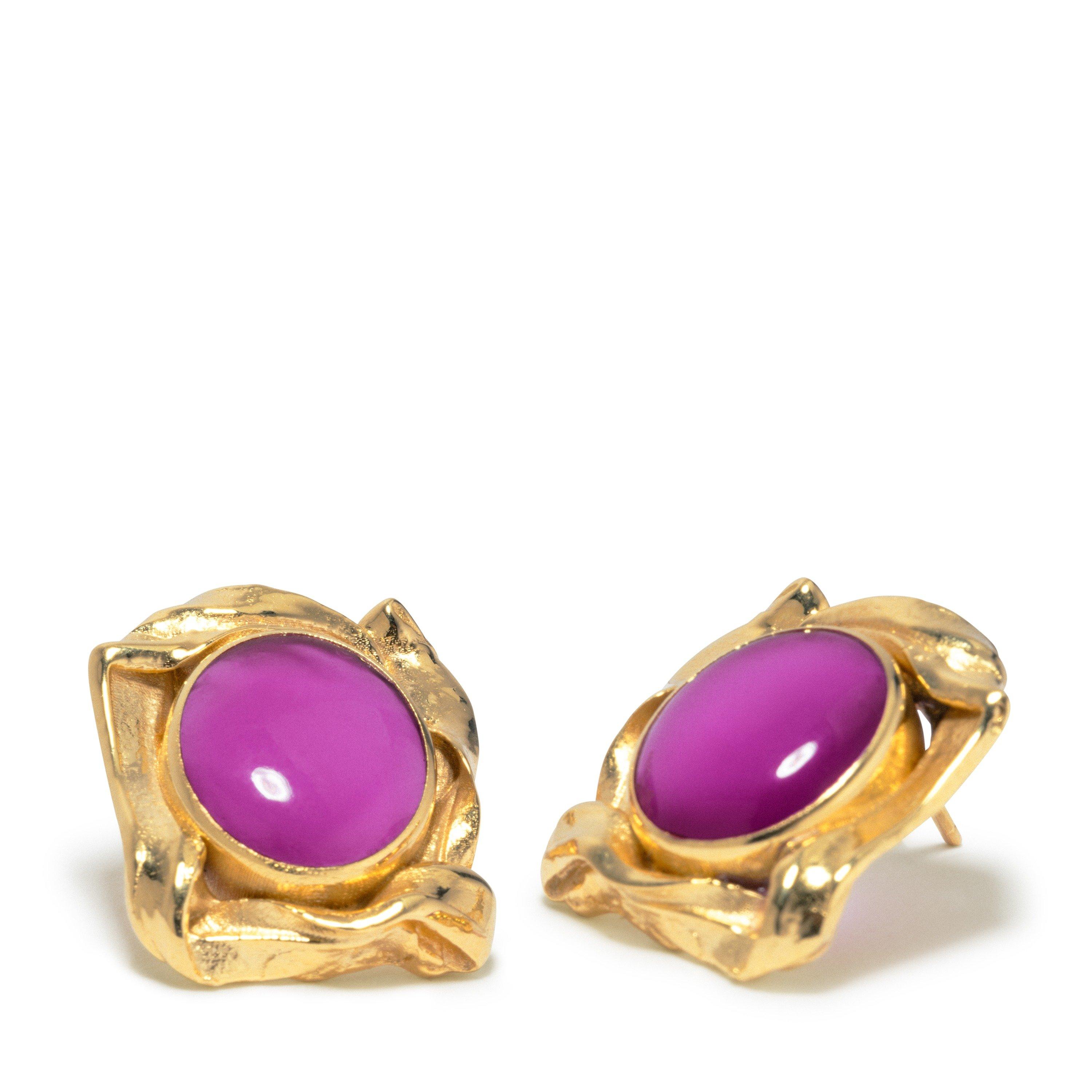 GOLD - Completedworks - Women's Gold Plated Drop Earrings - 3