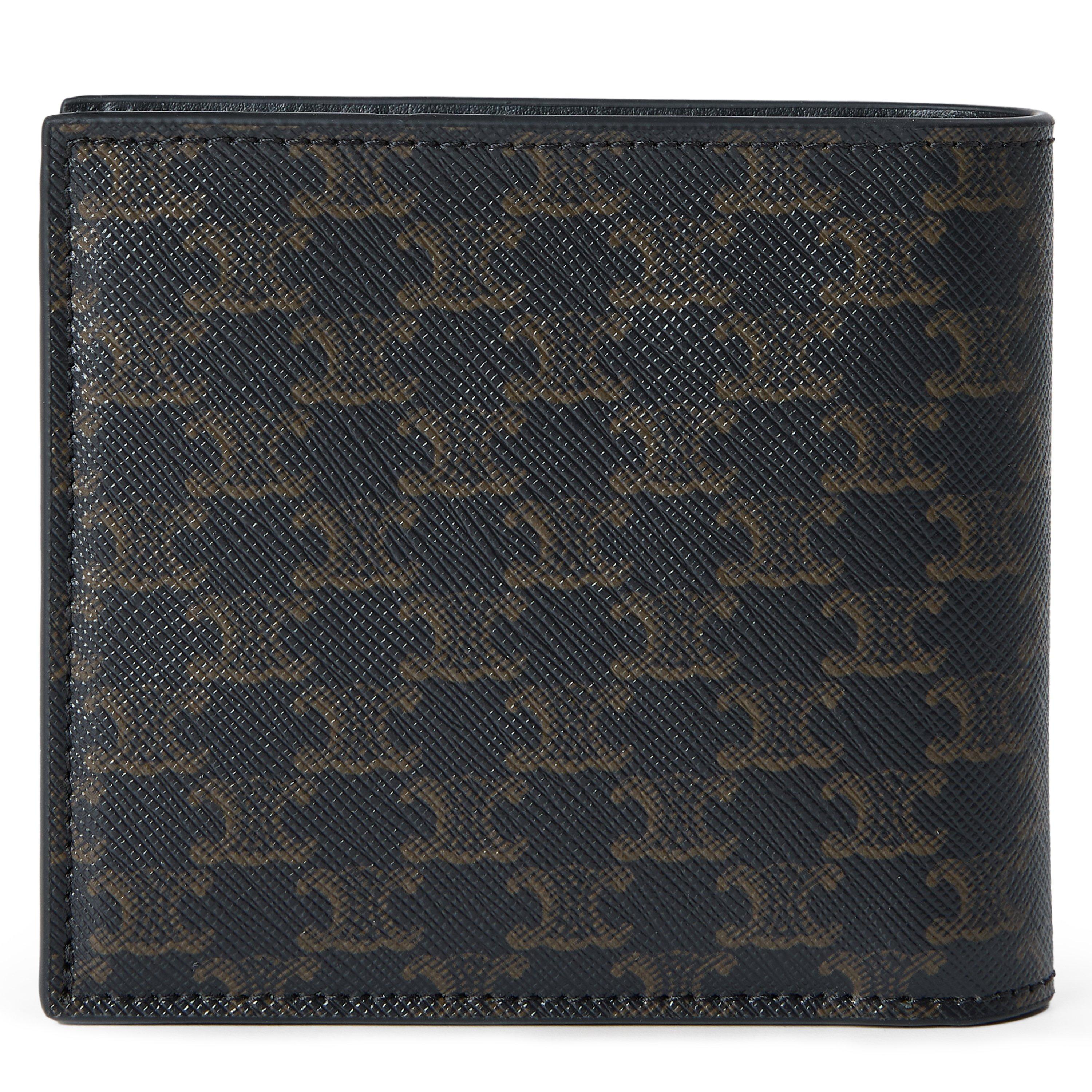 BLACK - Celine - BI-FOLD WALLET WITH COIN - 2