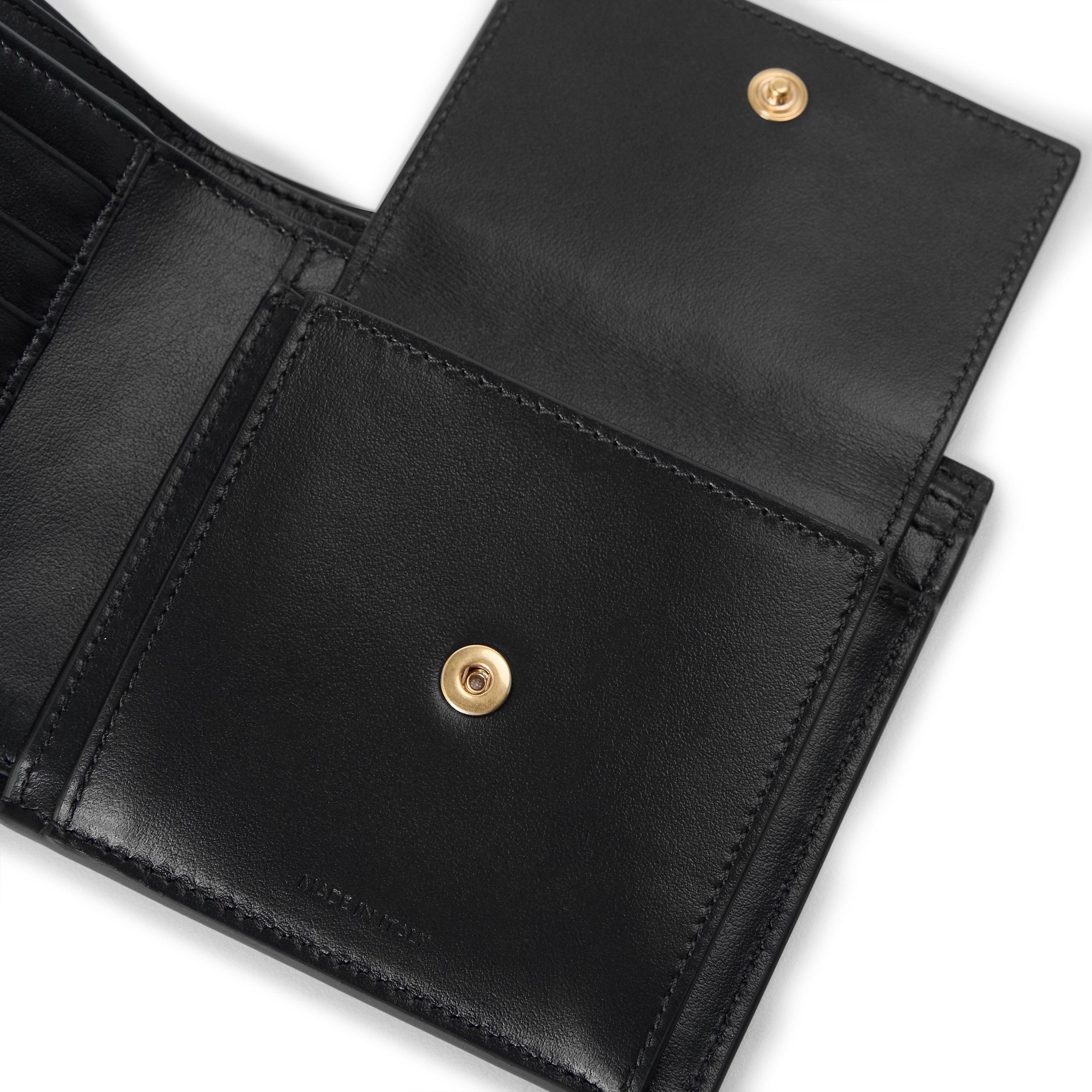 BLACK - Celine - BI-FOLD WALLET WITH COIN - 3