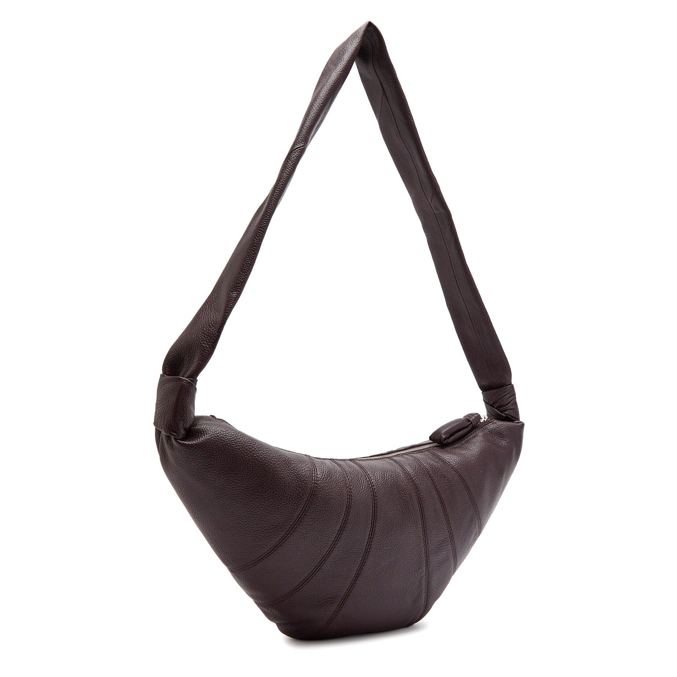 DARK BROWN - Lemaire - Women's Croissant Medium Leather Shoulder Bag - 2