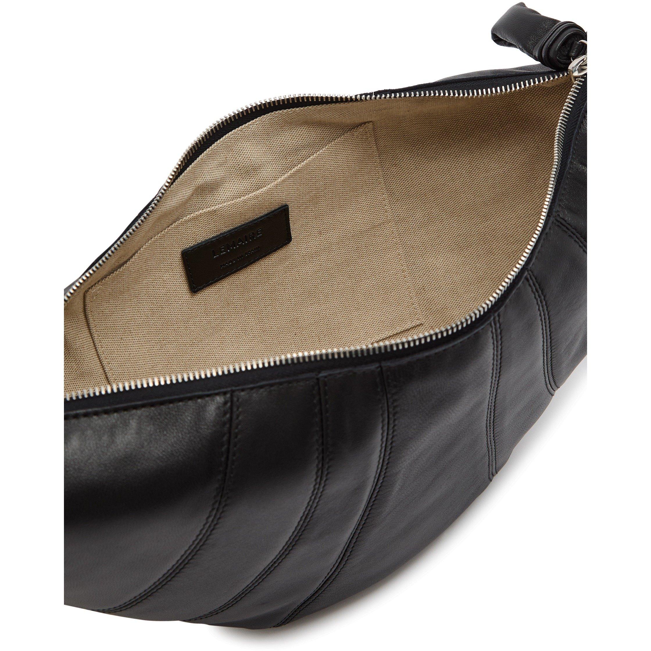 BLACK - Lemaire - MEDIUM CROISSANT BAG - 5