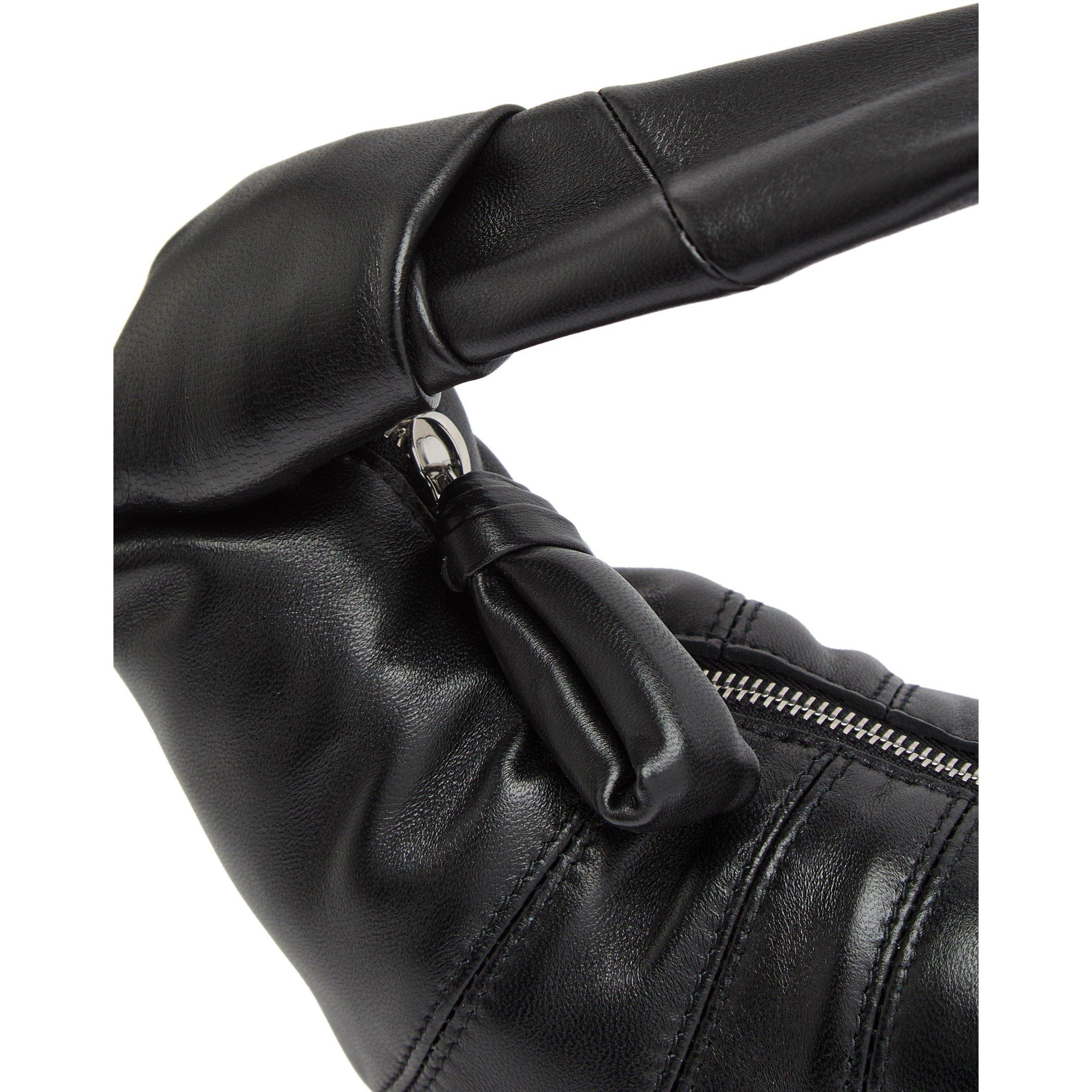 BLACK - Lemaire - MINI FORTUNE CROISSANT BAG - 4