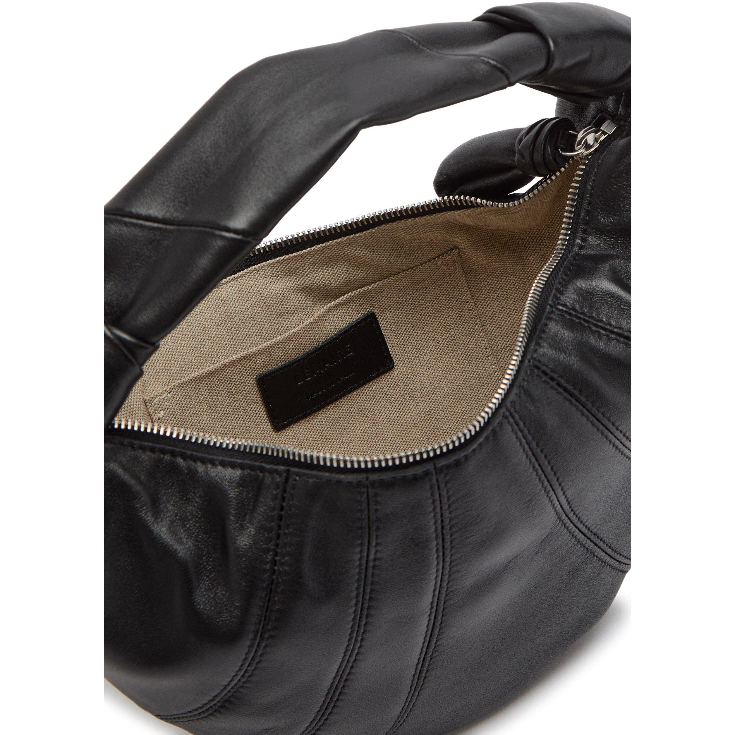BLACK - Lemaire - MINI FORTUNE CROISSANT BAG - 5