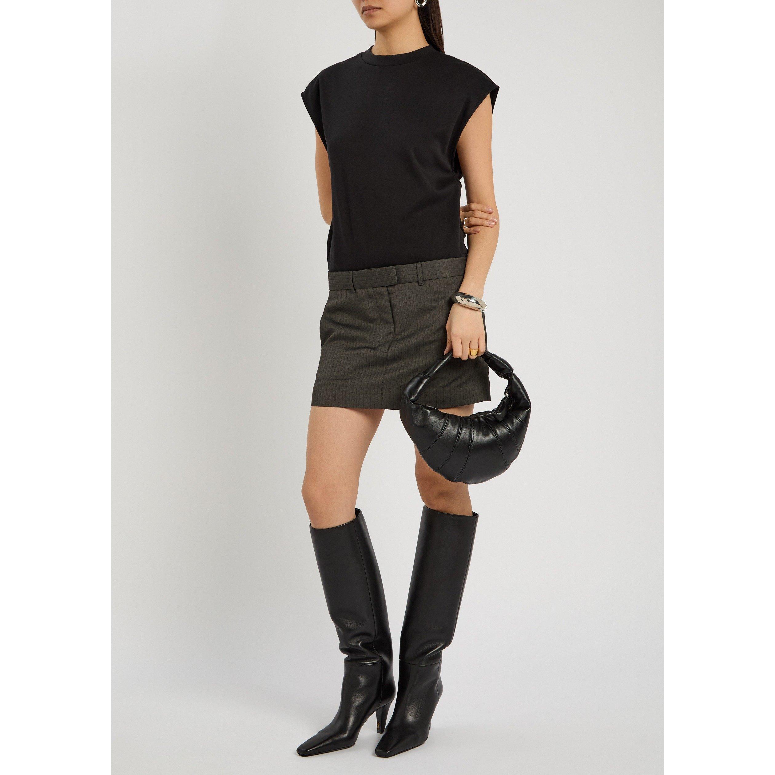 BLACK - Lemaire - MINI FORTUNE CROISSANT BAG - 6