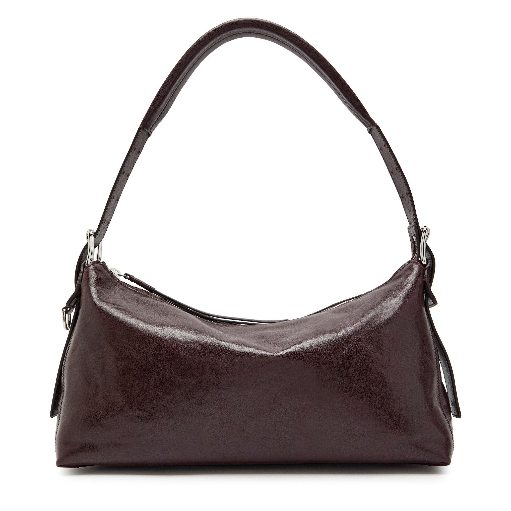 DARK BROWN - Lemaire - BELTED BAGUETTE BAG - 1