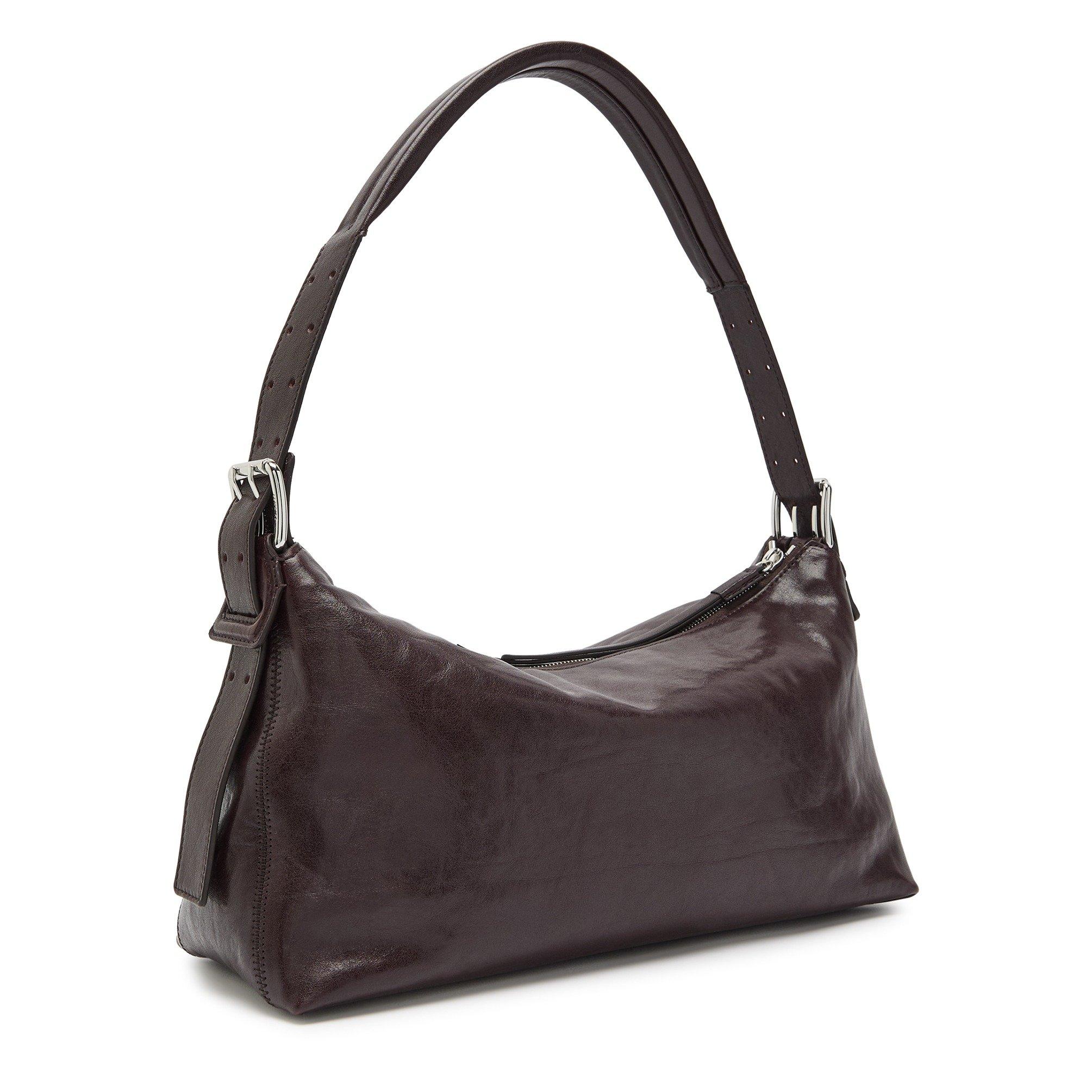 DARK BROWN - Lemaire - BELTED BAGUETTE BAG - 2