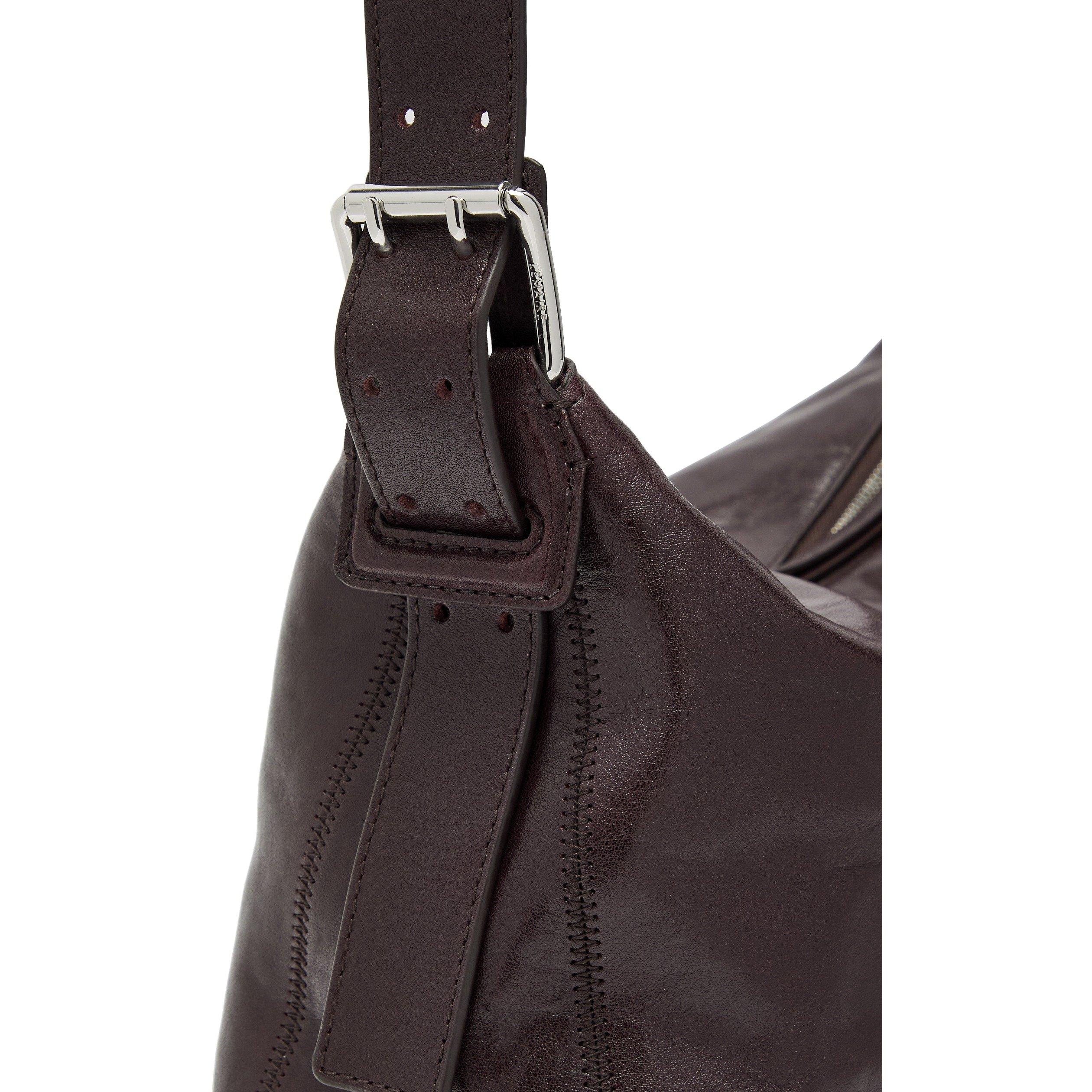DARK BROWN - Lemaire - BELTED BAGUETTE BAG - 4