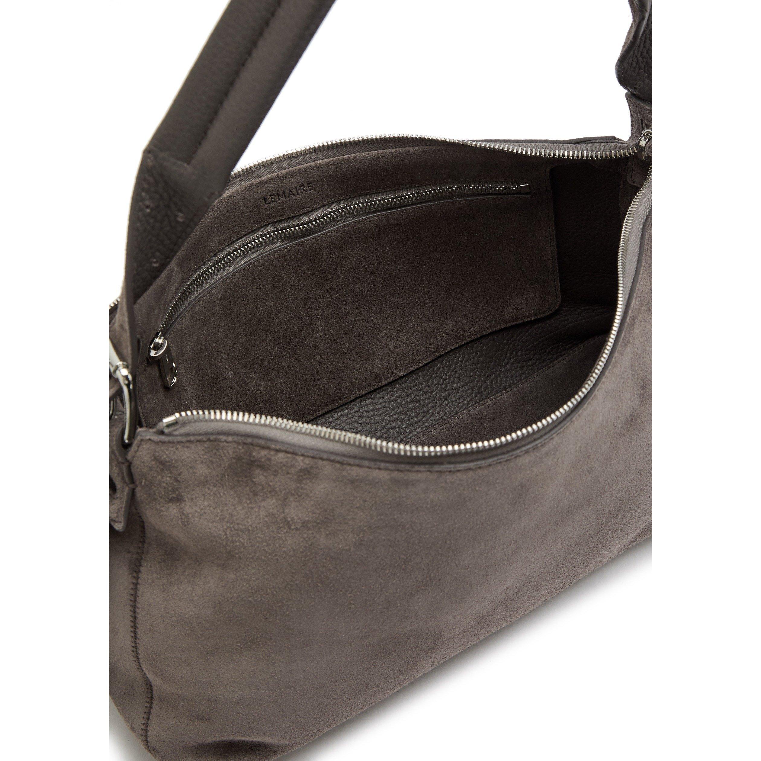 BROWN - Lemaire - BELTED BAGUETTE BAG - 5