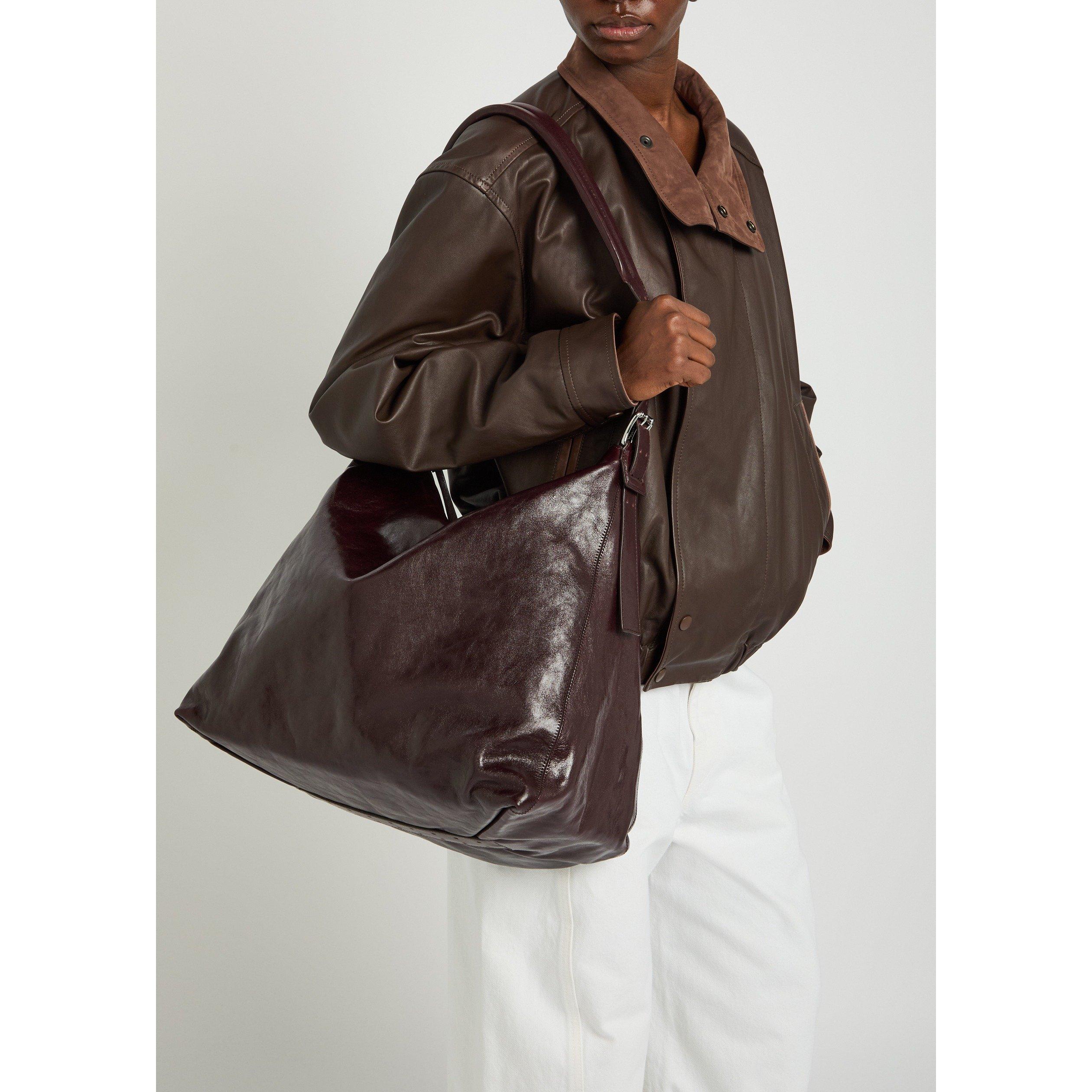 DARK BROWN - Lemaire - BELTED HOBO BAG - 3