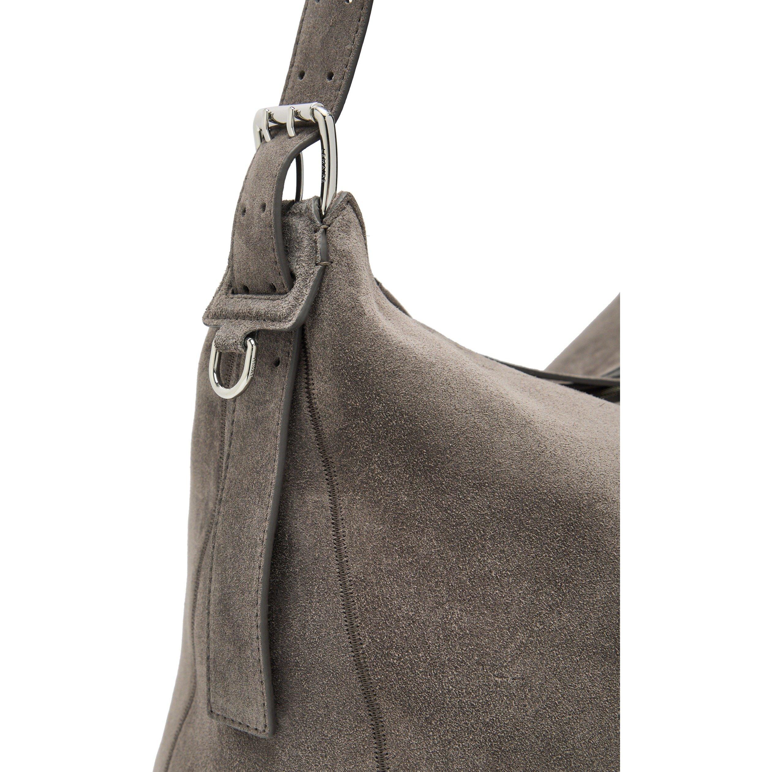 BROWN - Lemaire - Women's Leather Hobo Bag - 4