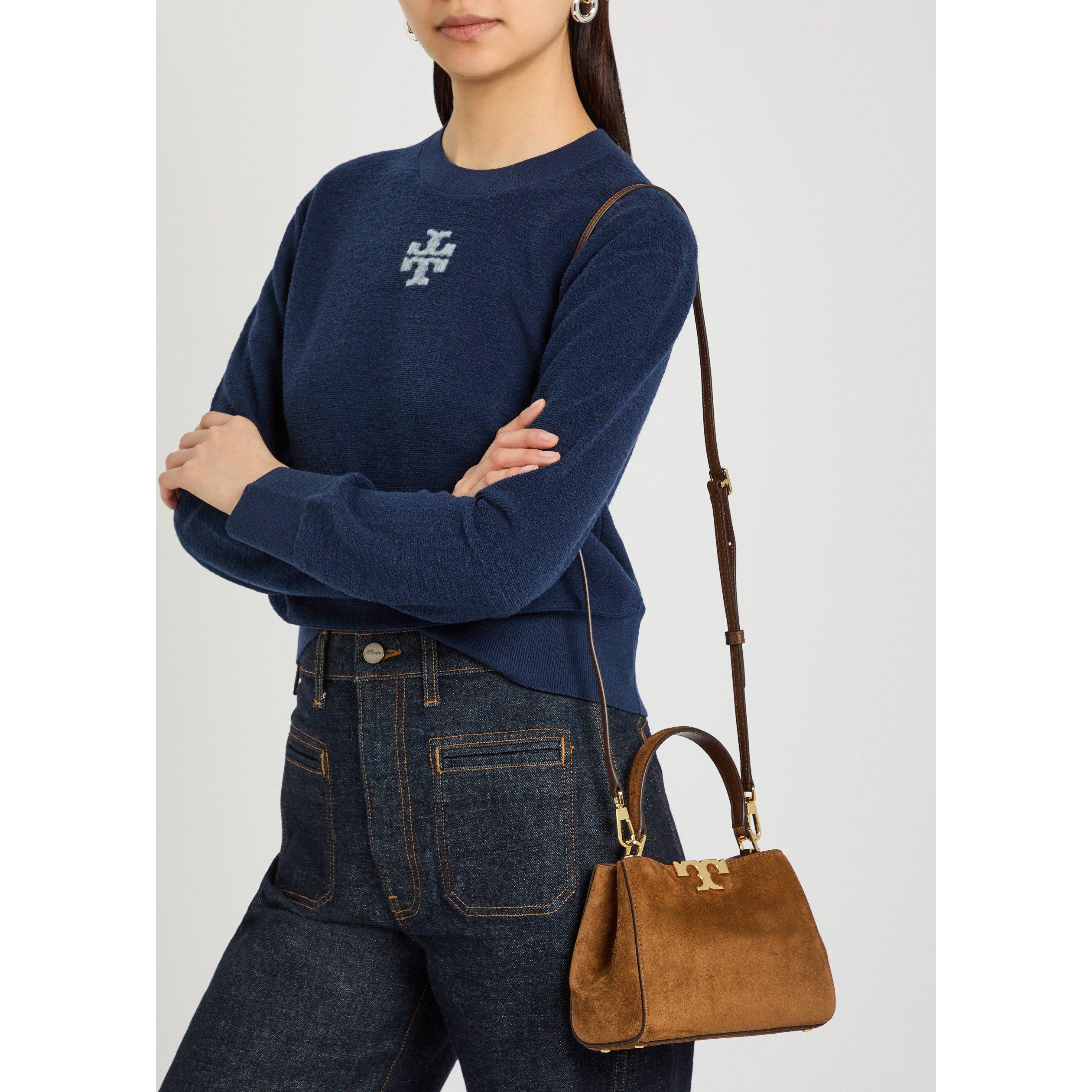 CARAMEL - Tory Burch - Eleanor Suede Mini Satchel - 3