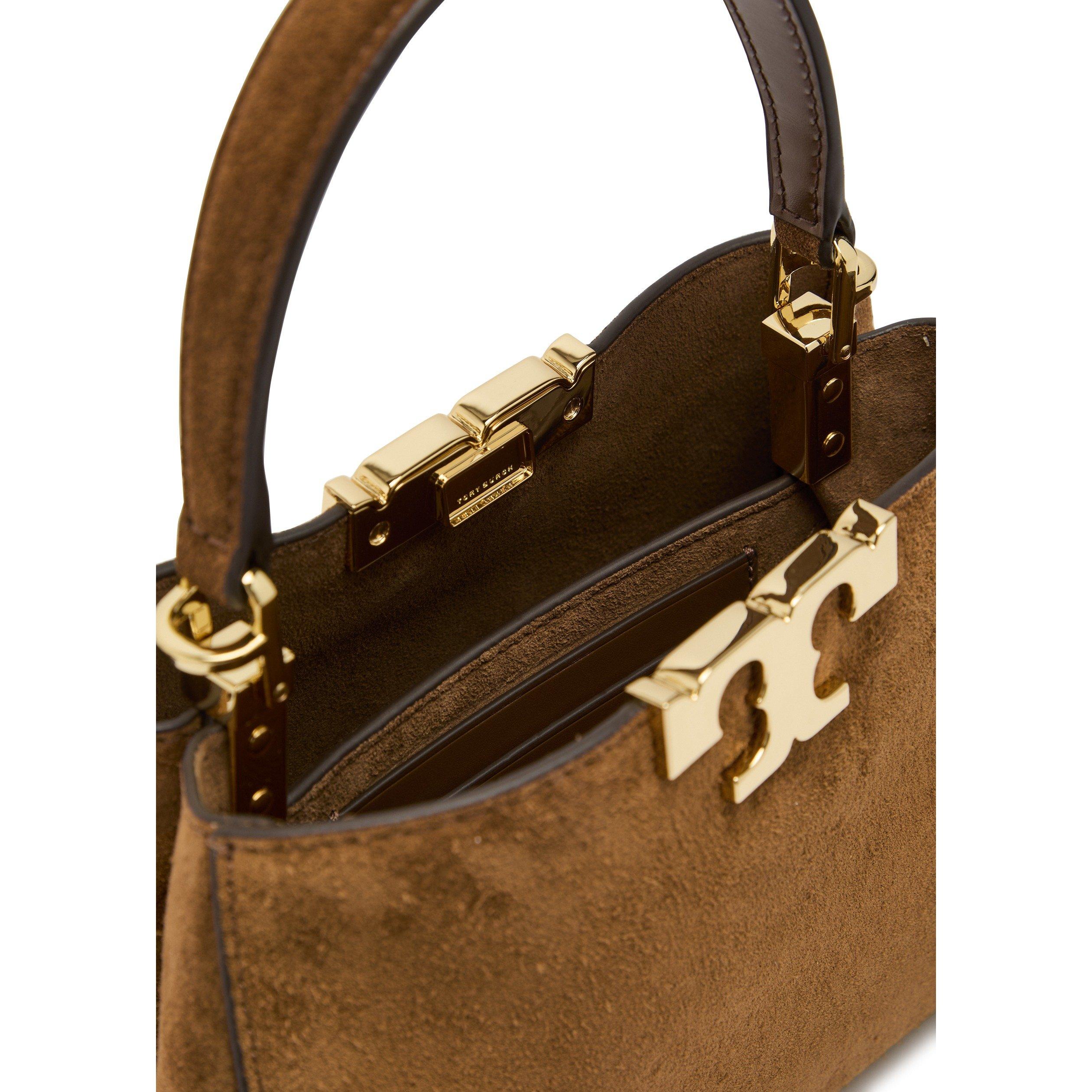 CARAMEL - Tory Burch - Eleanor Suede Mini Satchel - 5