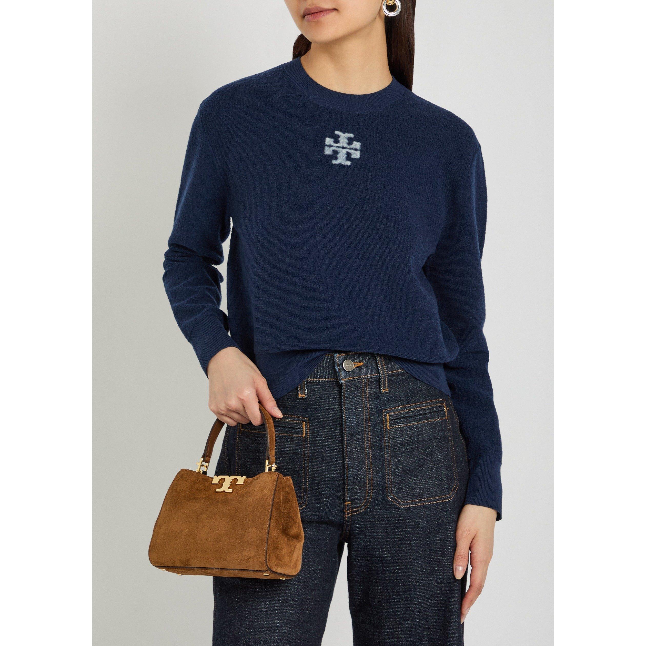 CARAMEL - Tory Burch - Eleanor Suede Mini Satchel - 6