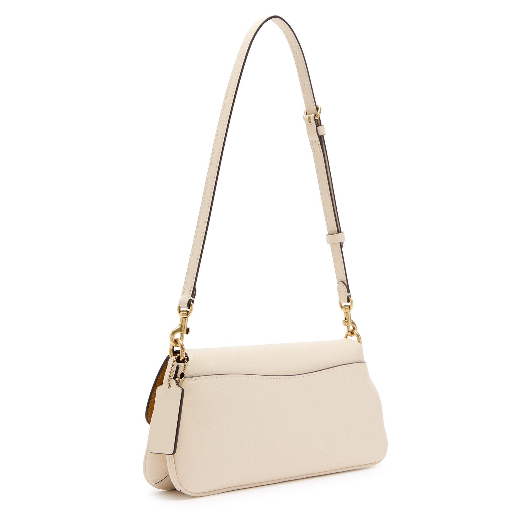 WHITE - Coach - JET LEATHER SHOULDER BAG - 2