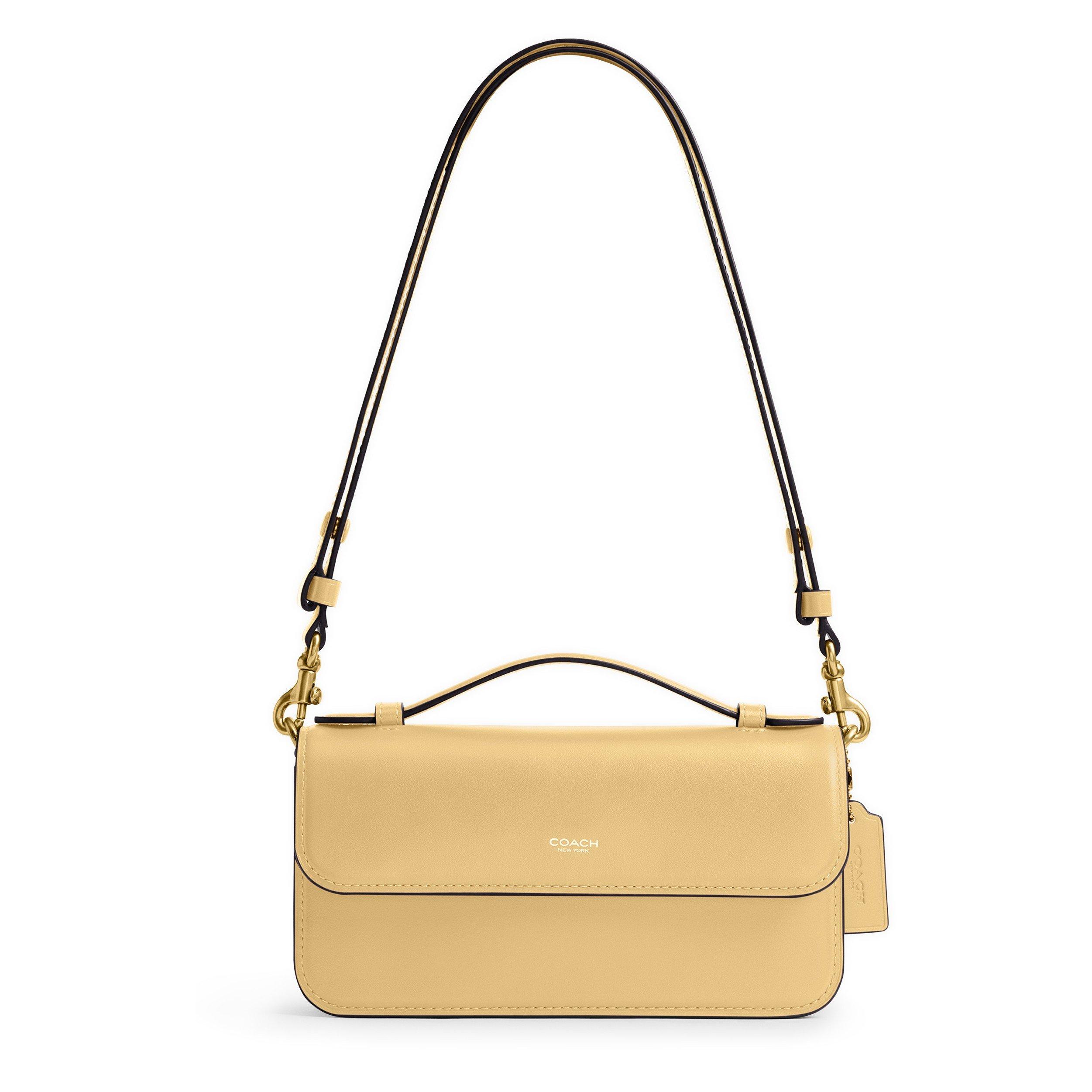 CREAM - Coach - LEATHER ELORA TOP HANDLE CROSS - 1