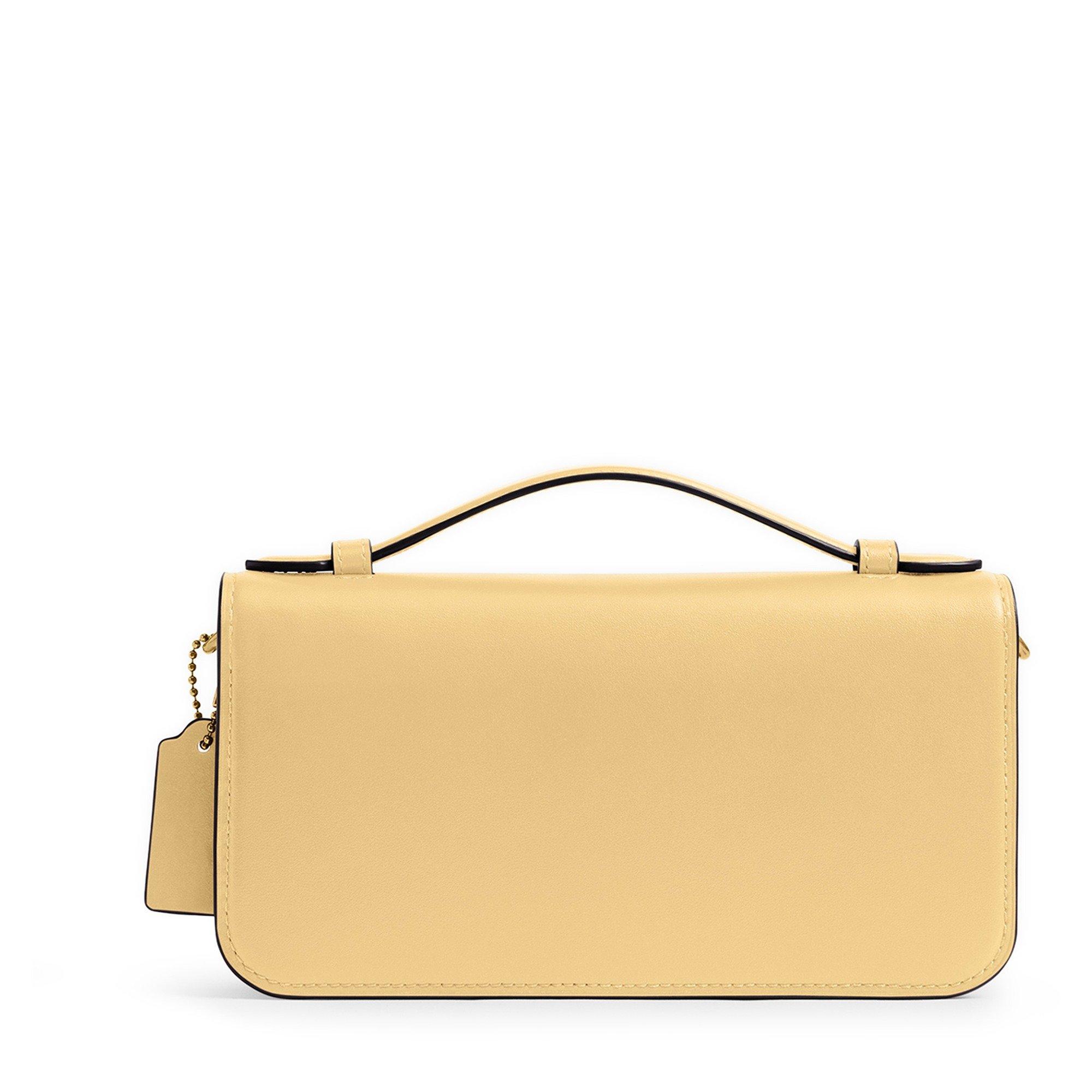 CREAM - Coach - LEATHER ELORA TOP HANDLE CROSS - 4