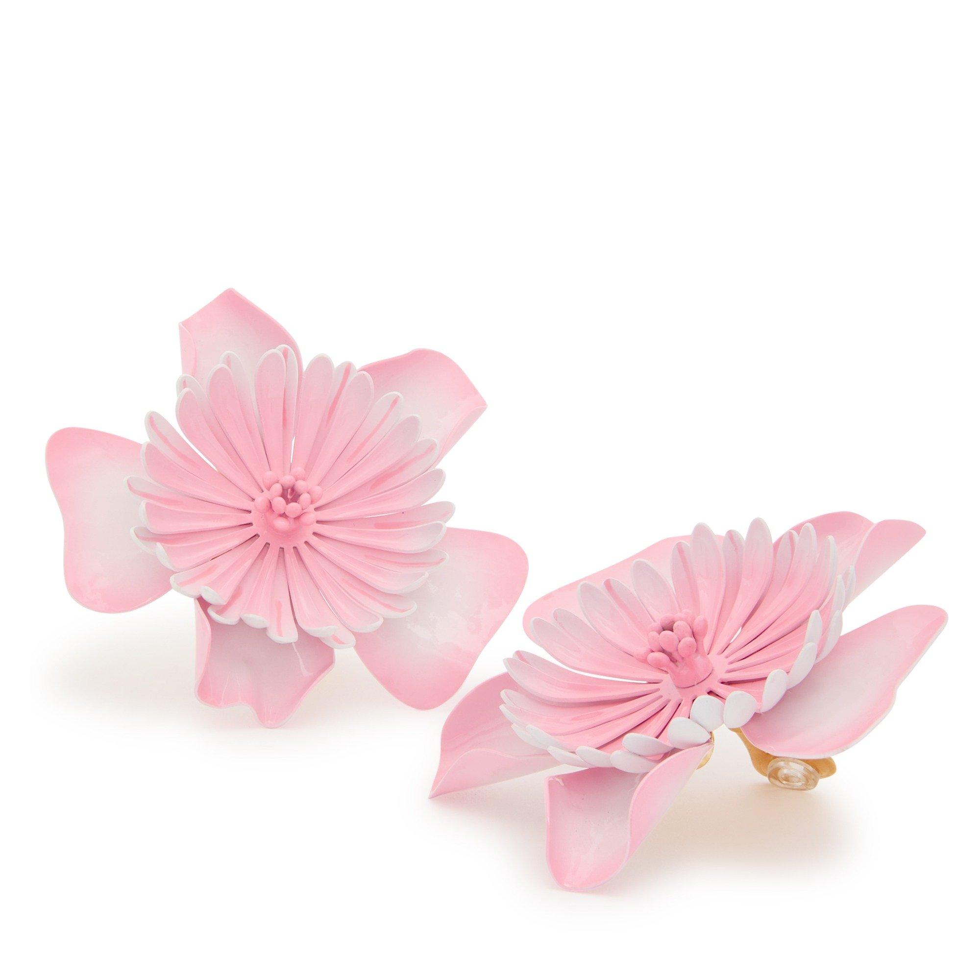 PINK - Chloe - FLOWER EARRINGS - 2