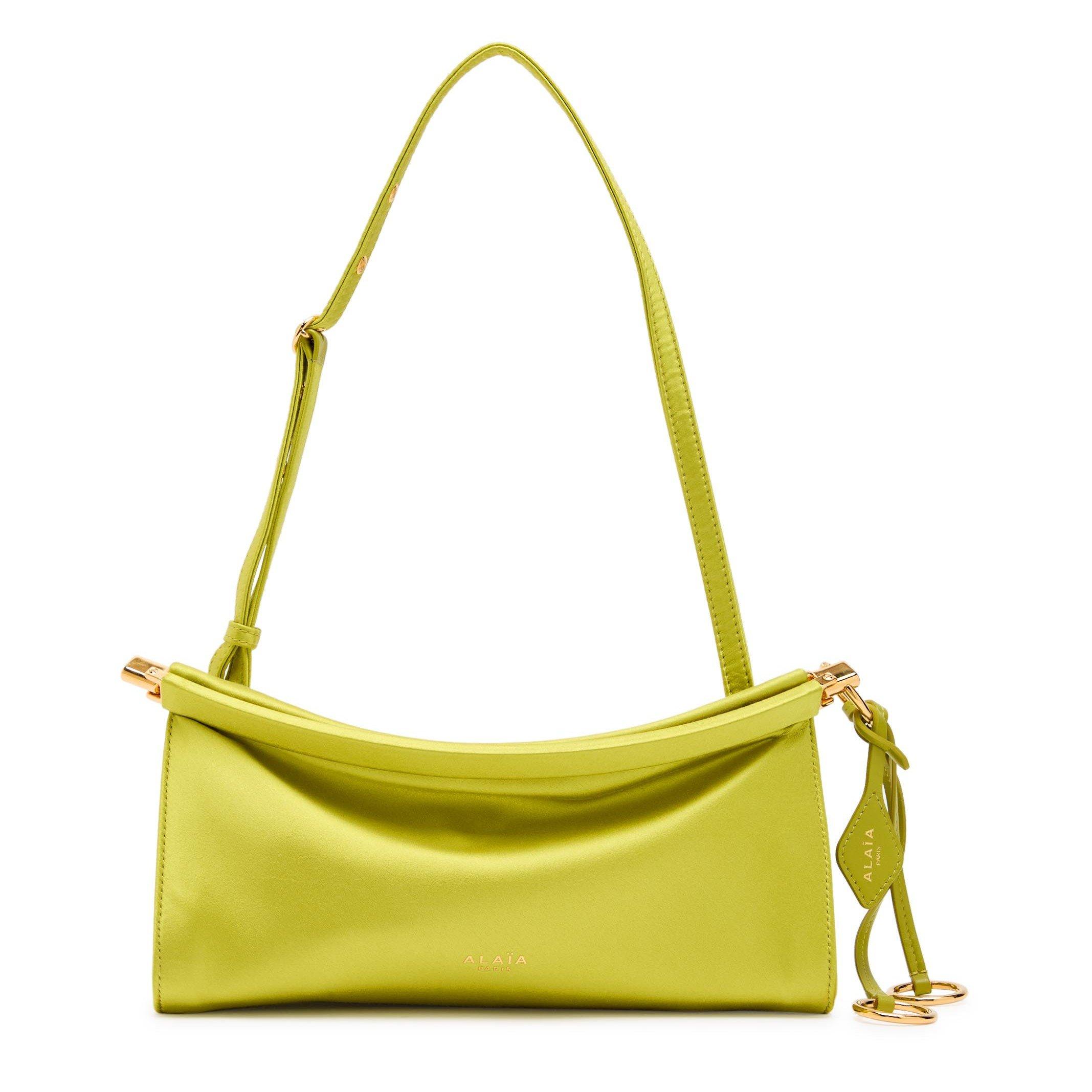 GREEN - Alaia - LE CLICK S SATIN SHOULDER BAG - 1