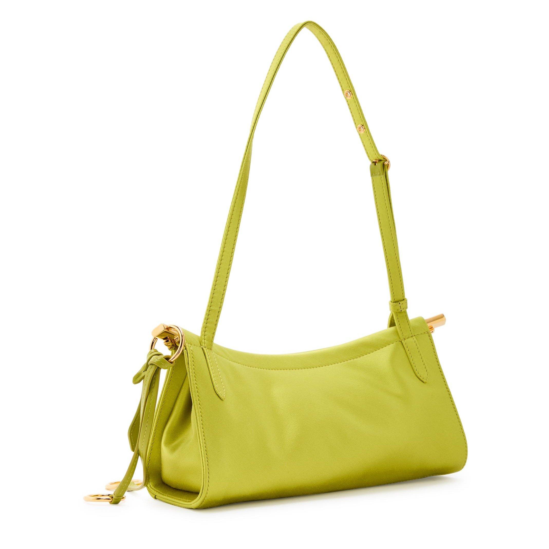 GREEN - Alaia - LE CLICK S SATIN SHOULDER BAG - 2