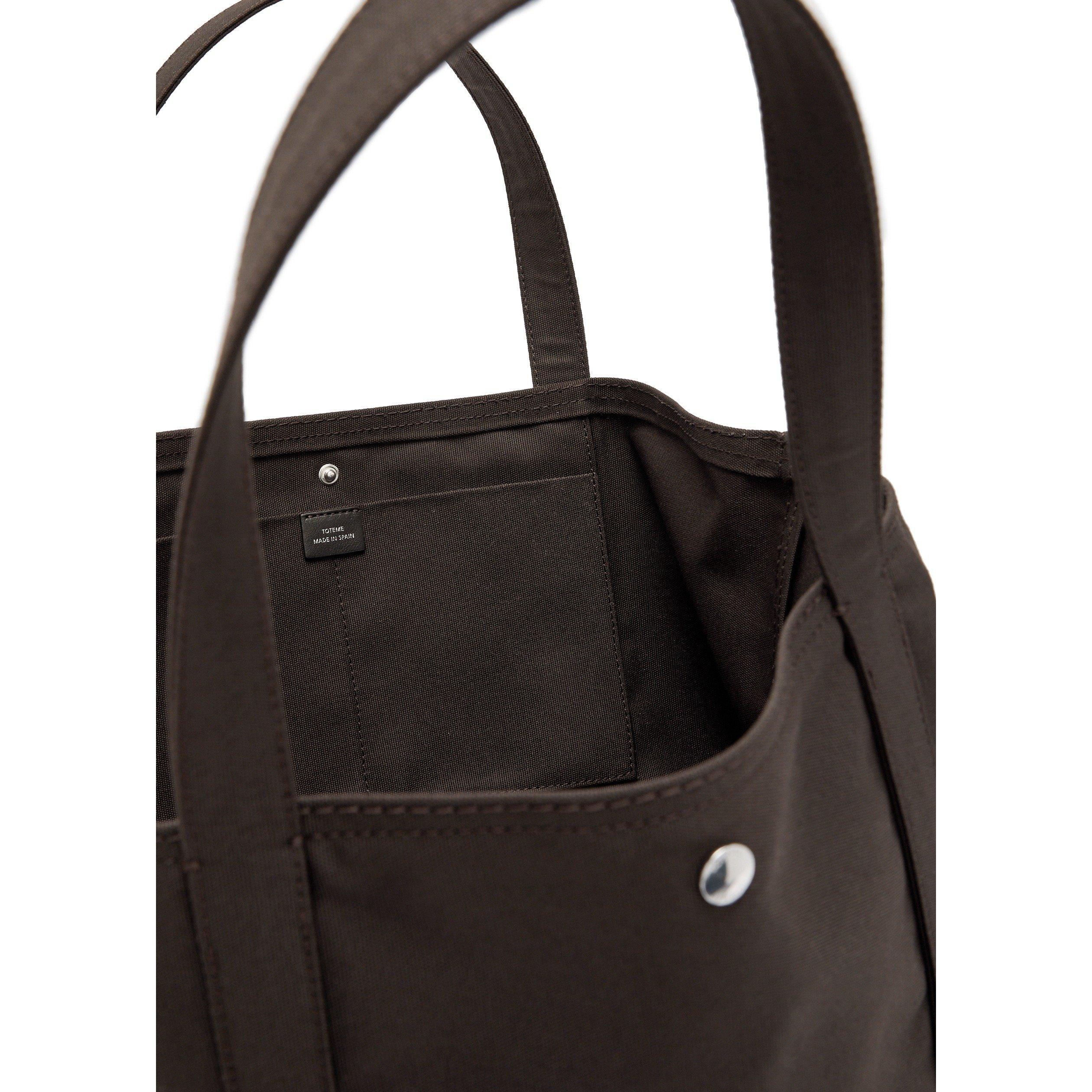 DARK BROWN - Toteme - Women's Cotton Beach Bag - 5