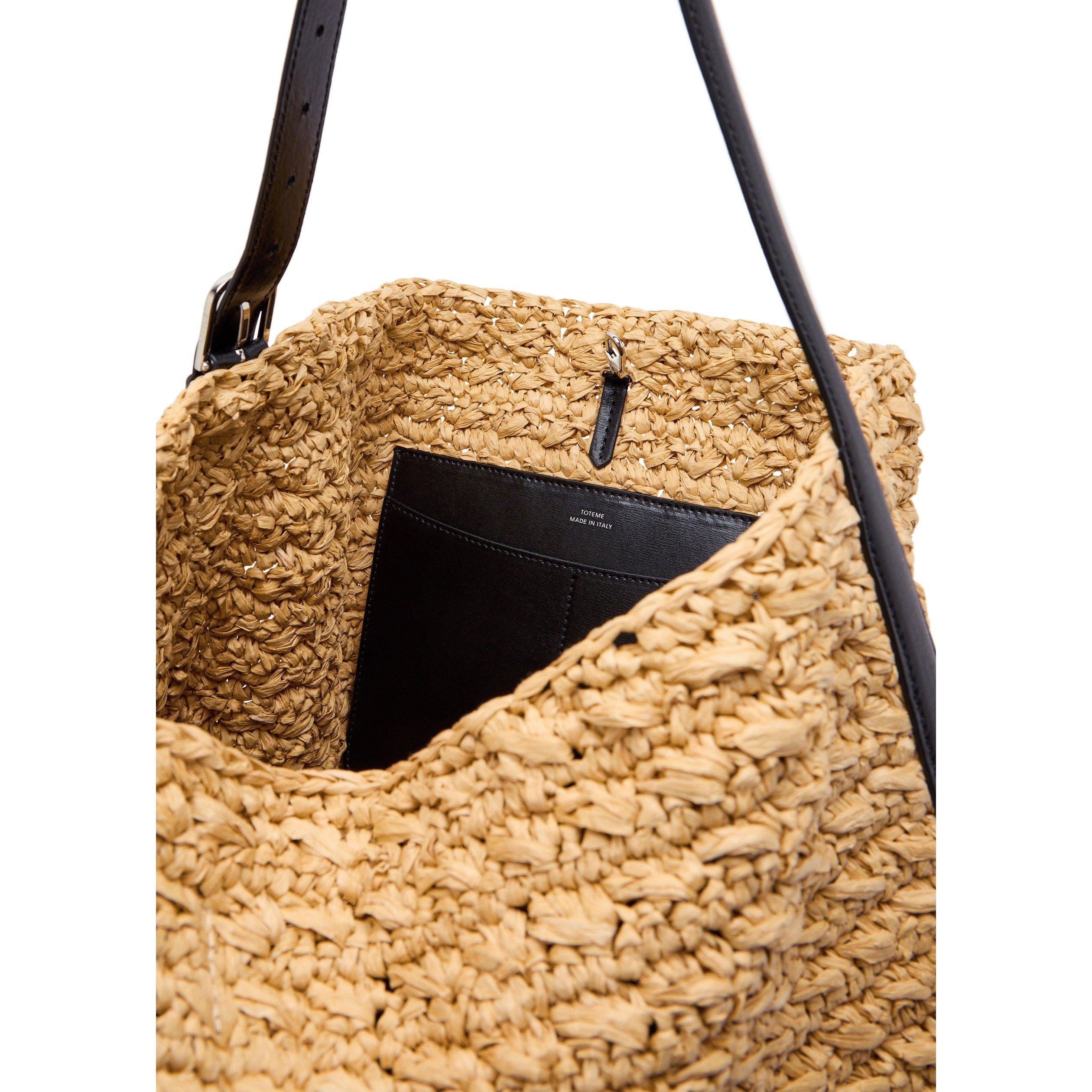 NATURAL - Toteme - Women's Belted Raffia Tote - 5