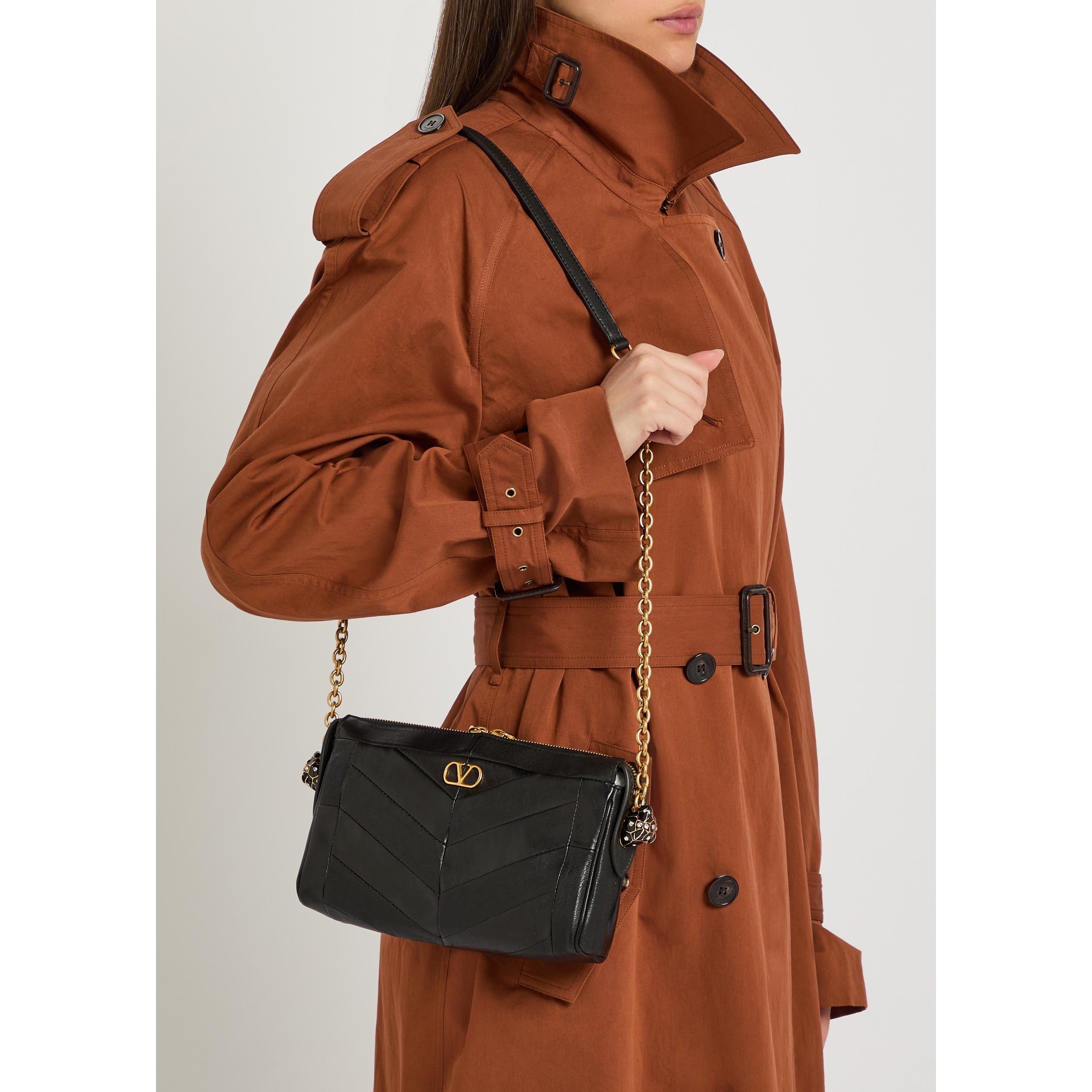 BLACK - Valentino - PATCHWORK NAPPA MATTE PANTHEA - 3