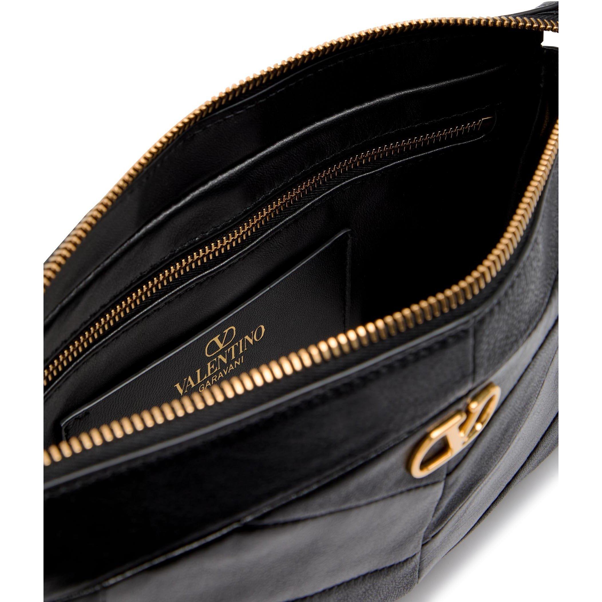 BLACK - Valentino - PATCHWORK NAPPA MATTE PANTHEA - 5