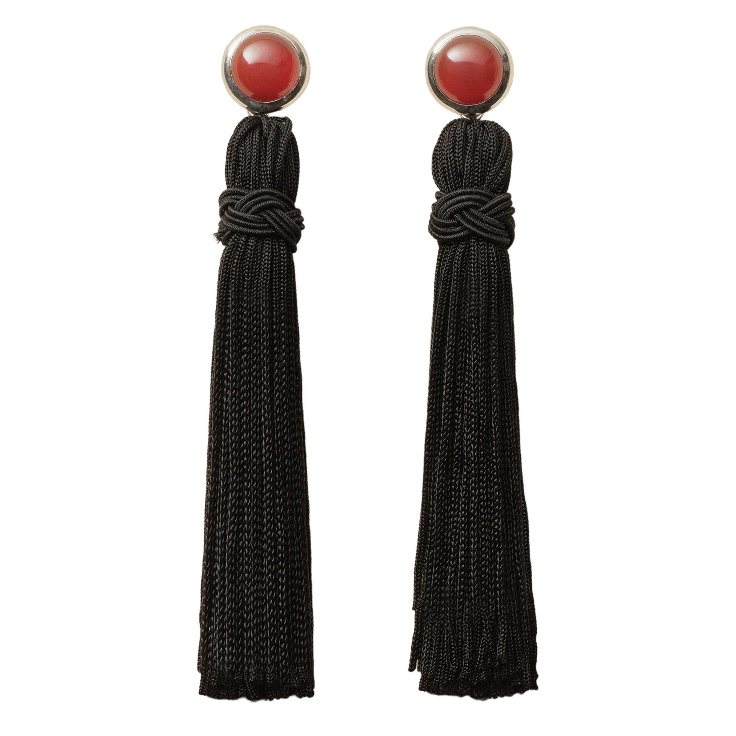 RED AND OTHER - Sophie Buhai - CLEO TASSEL EARRINGS