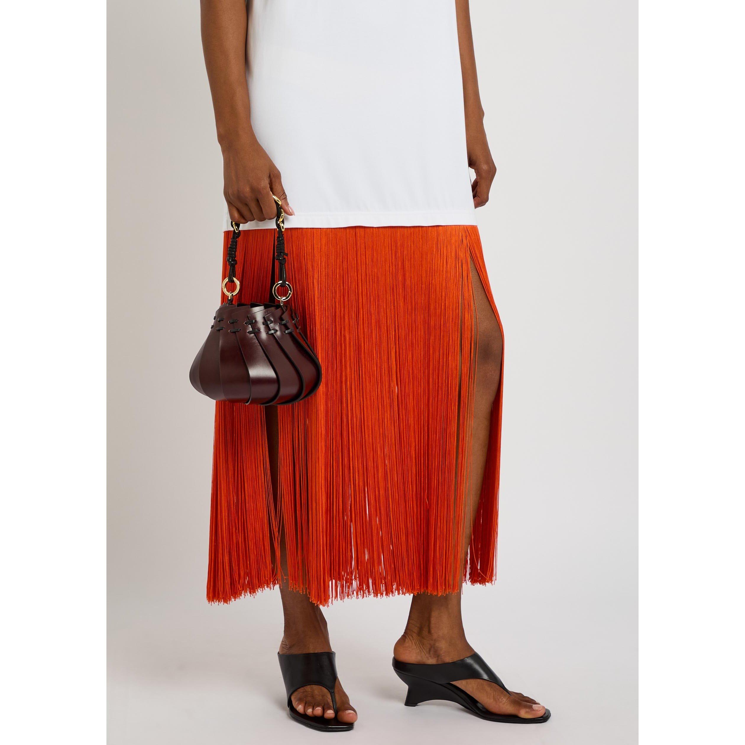 BROWN - AMANU - Mini Panel Bag - 3