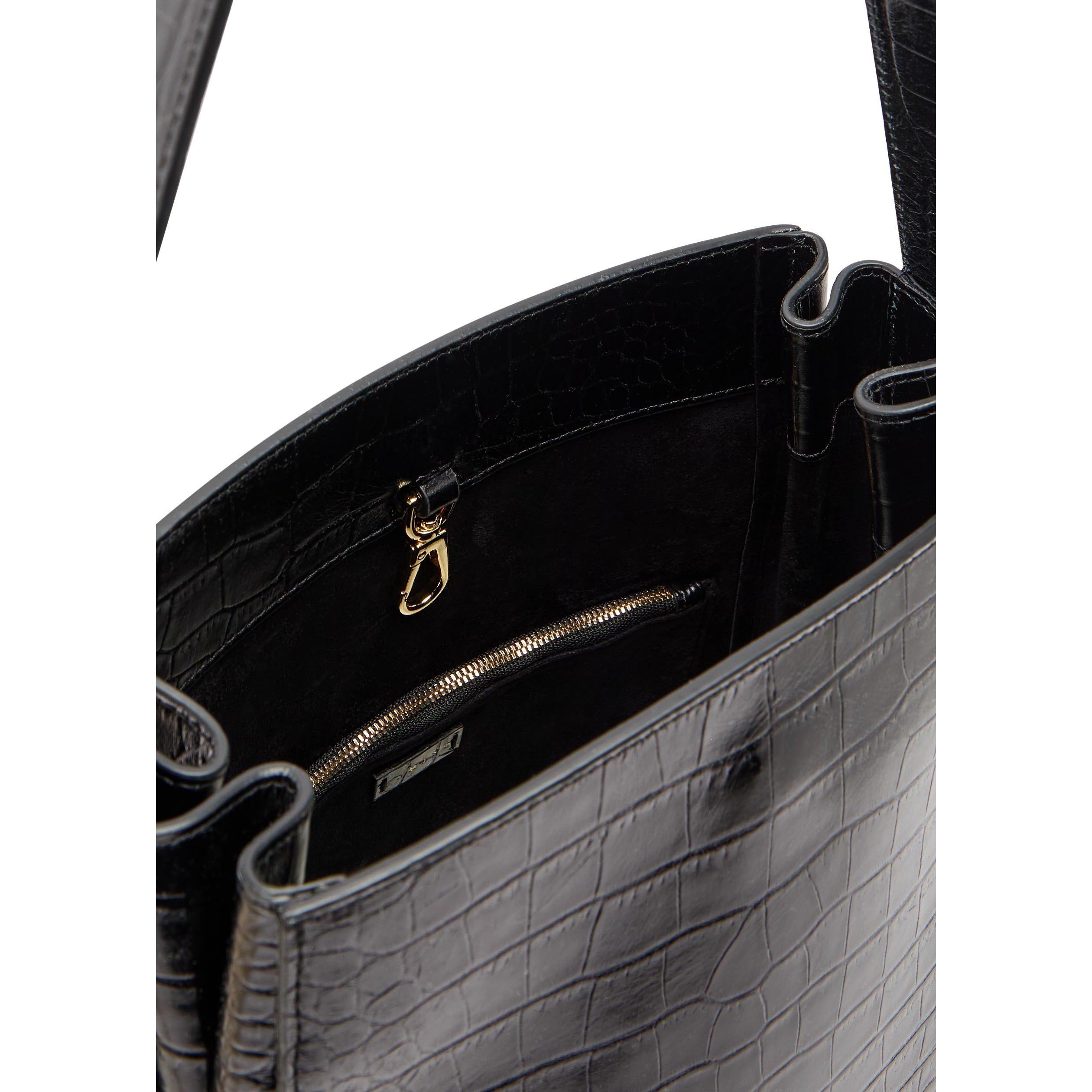 BLACK - AMANU - Pebble Tote - 5