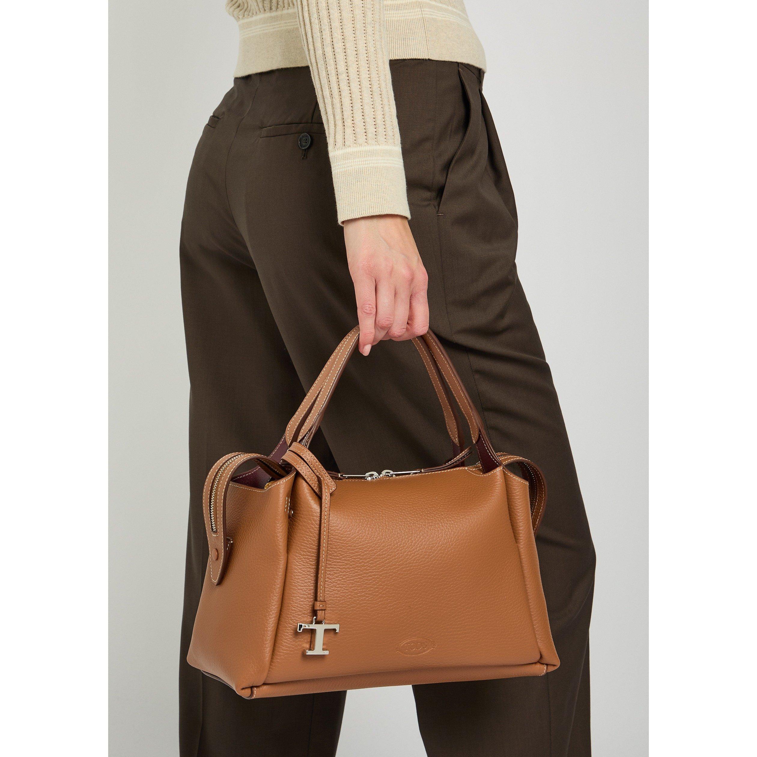 BEIGE - Tods - FLORIDA DOUBLE ZIP BAG - 3