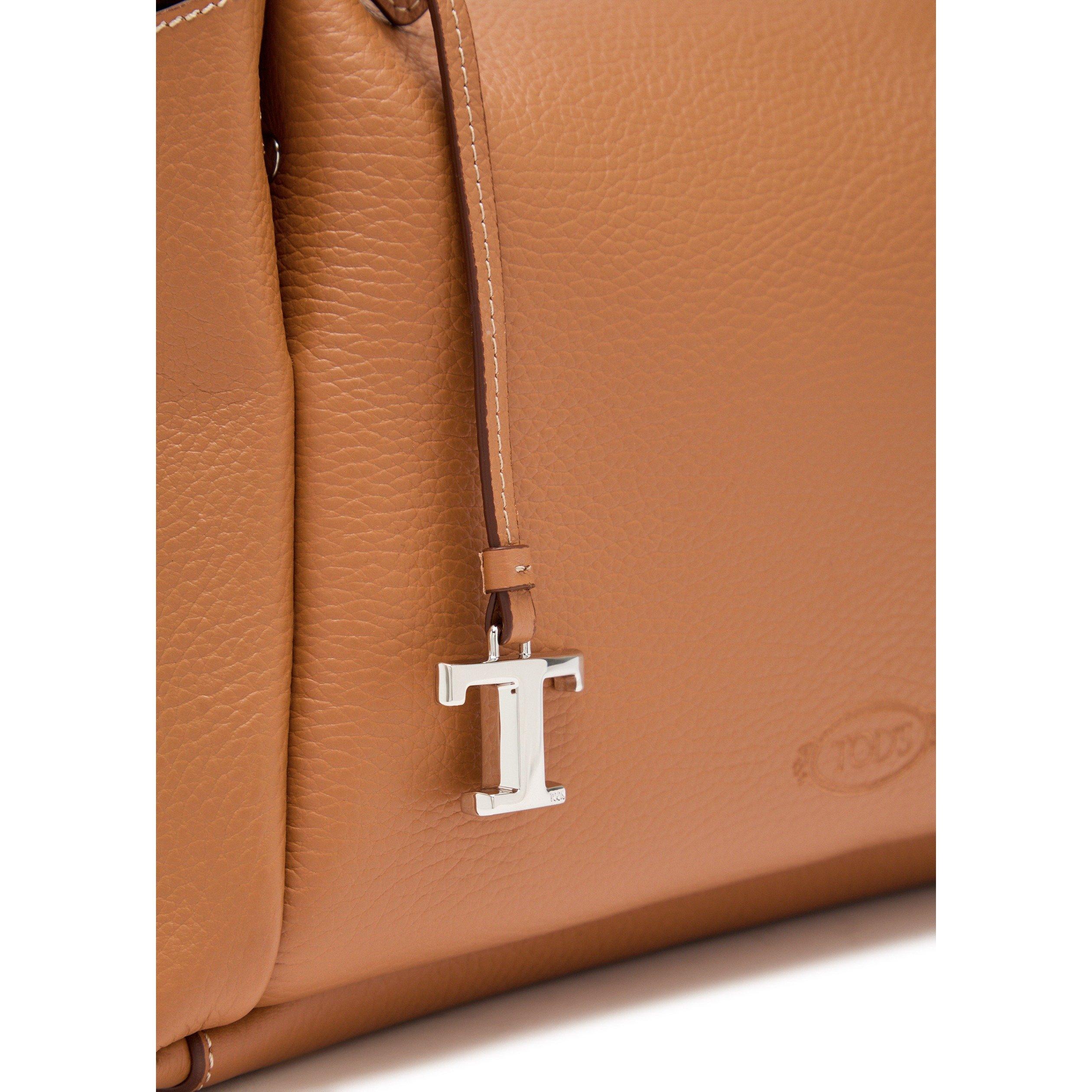 BEIGE - Tods - FLORIDA DOUBLE ZIP BAG - 4
