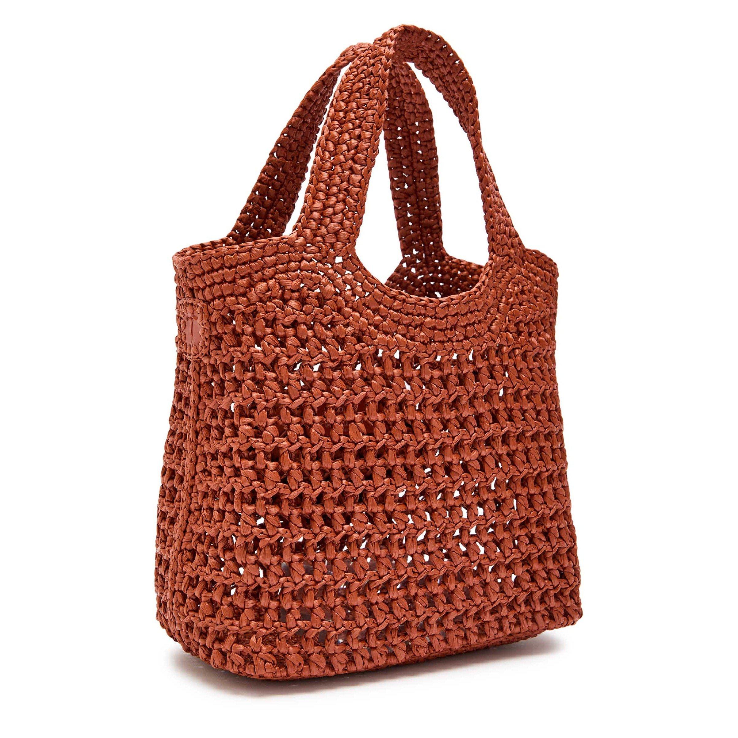 TERRACOTTA - Tods - MANICI MINI RAFFIA BAG - 2