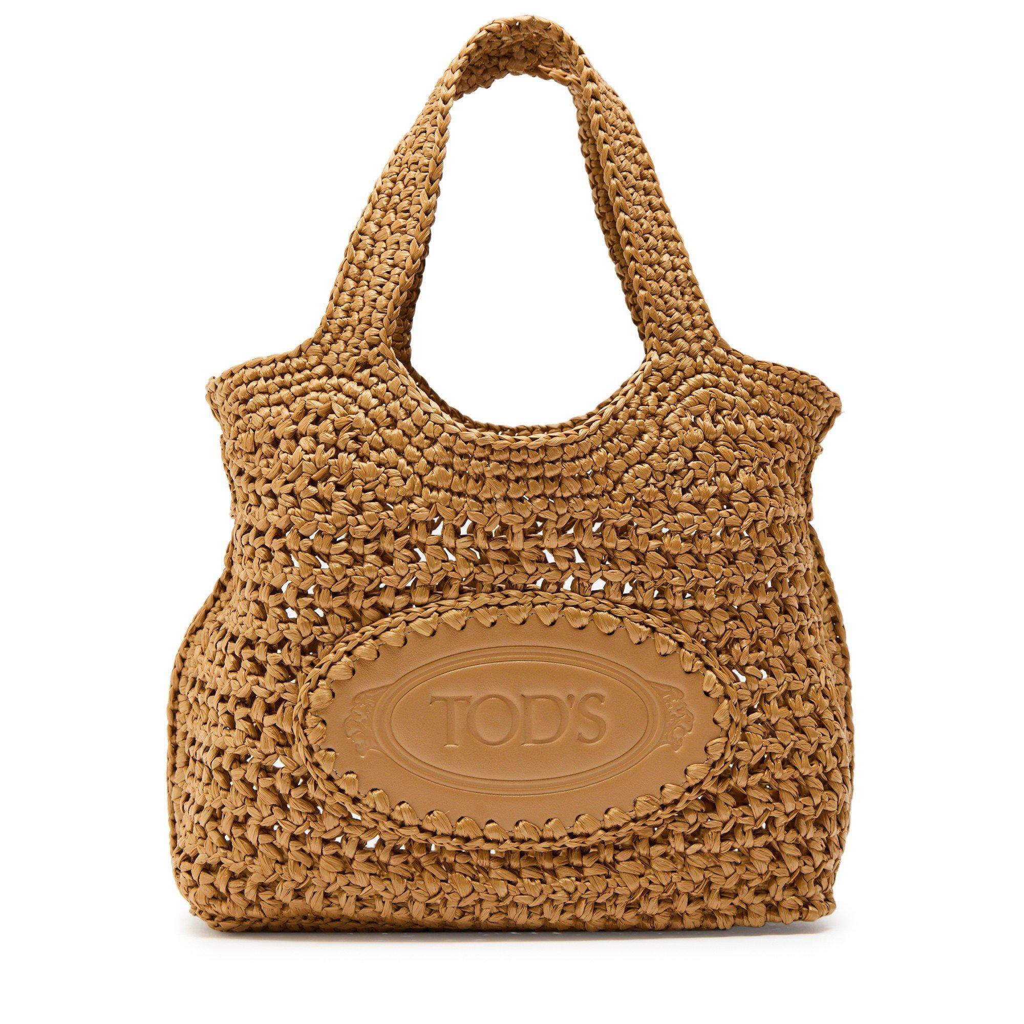 NATURAL - Tods - MANICI MINI RAFFIA  BAG - 1