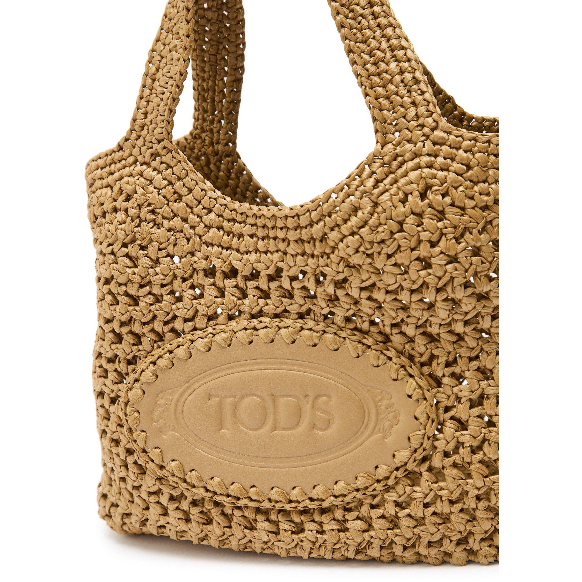 NATURAL - Tods - MANICI MINI RAFFIA  BAG - 4