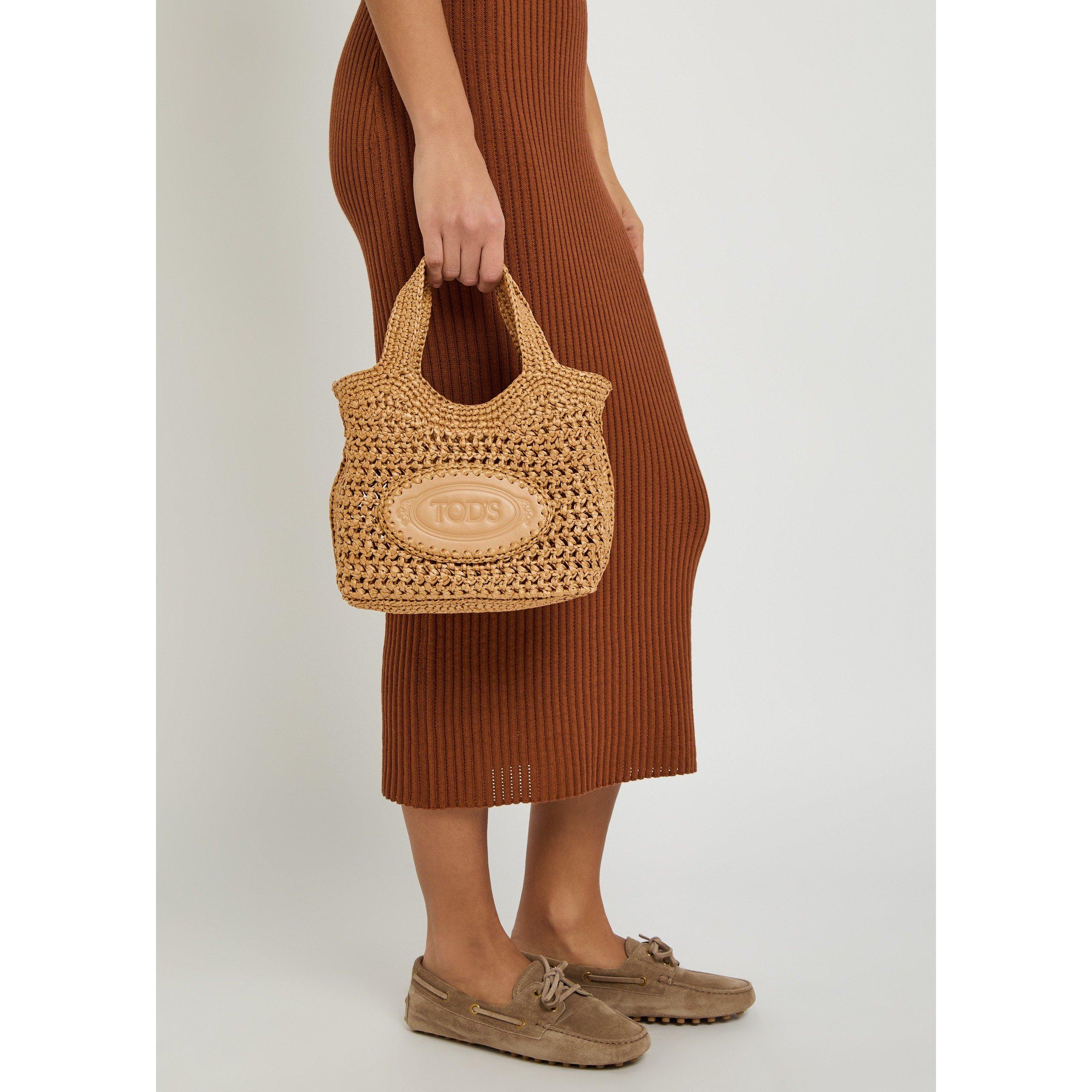 NATURAL - Tods - MANICI MINI RAFFIA  BAG - 6